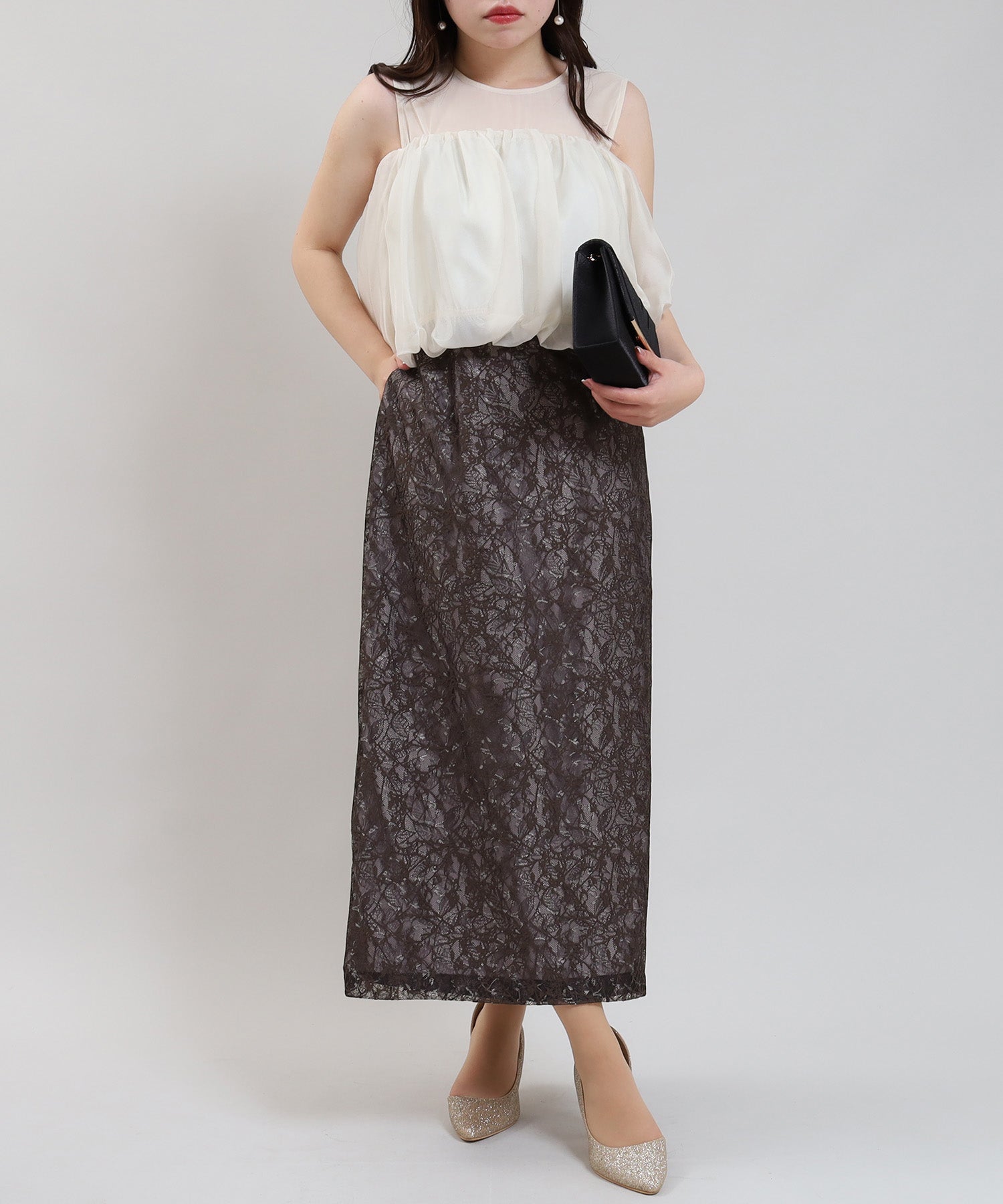 ブラウン model:156cm 着用サイズ:M