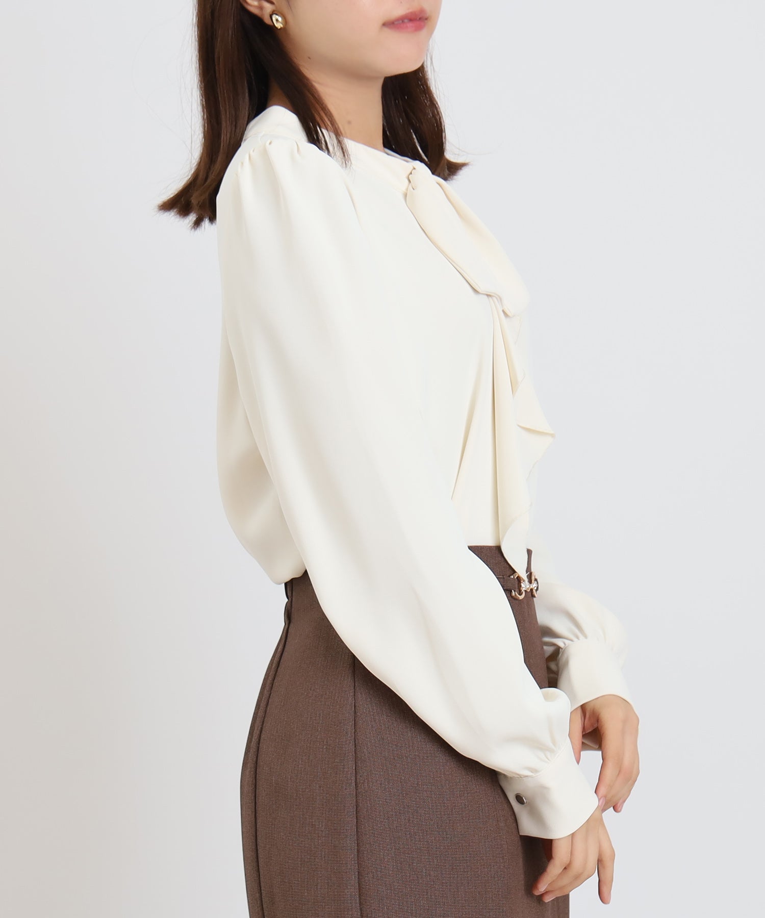 ベージュ model:156 着用サイズ:M