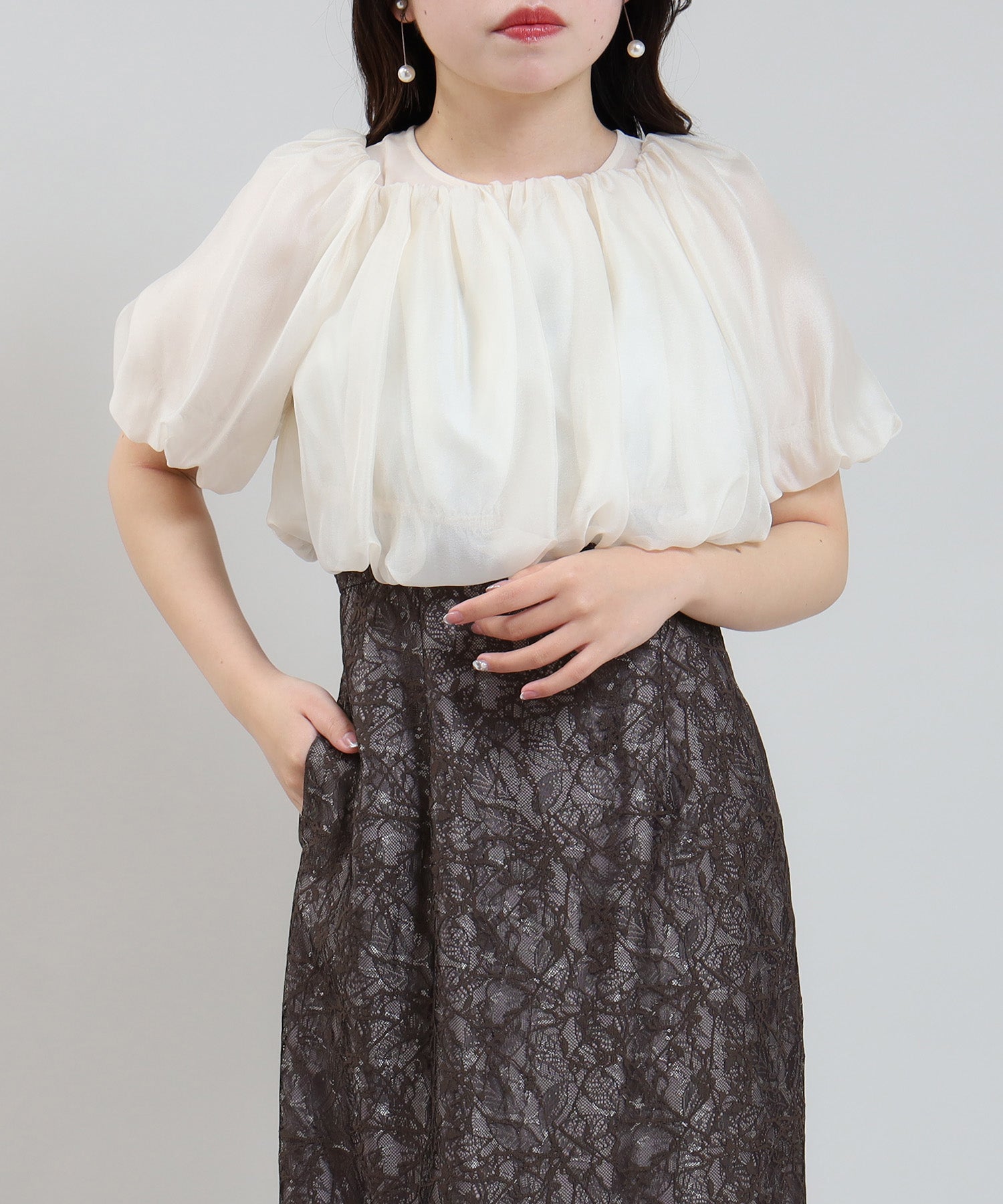 ブラウン model:156cm 着用サイズ:M