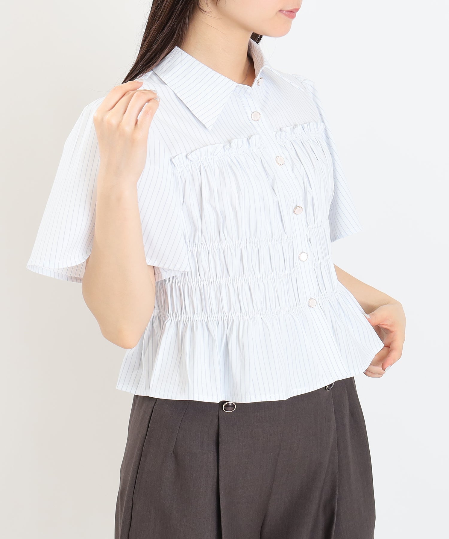 ブルー model:160cm 着用サイズ:M