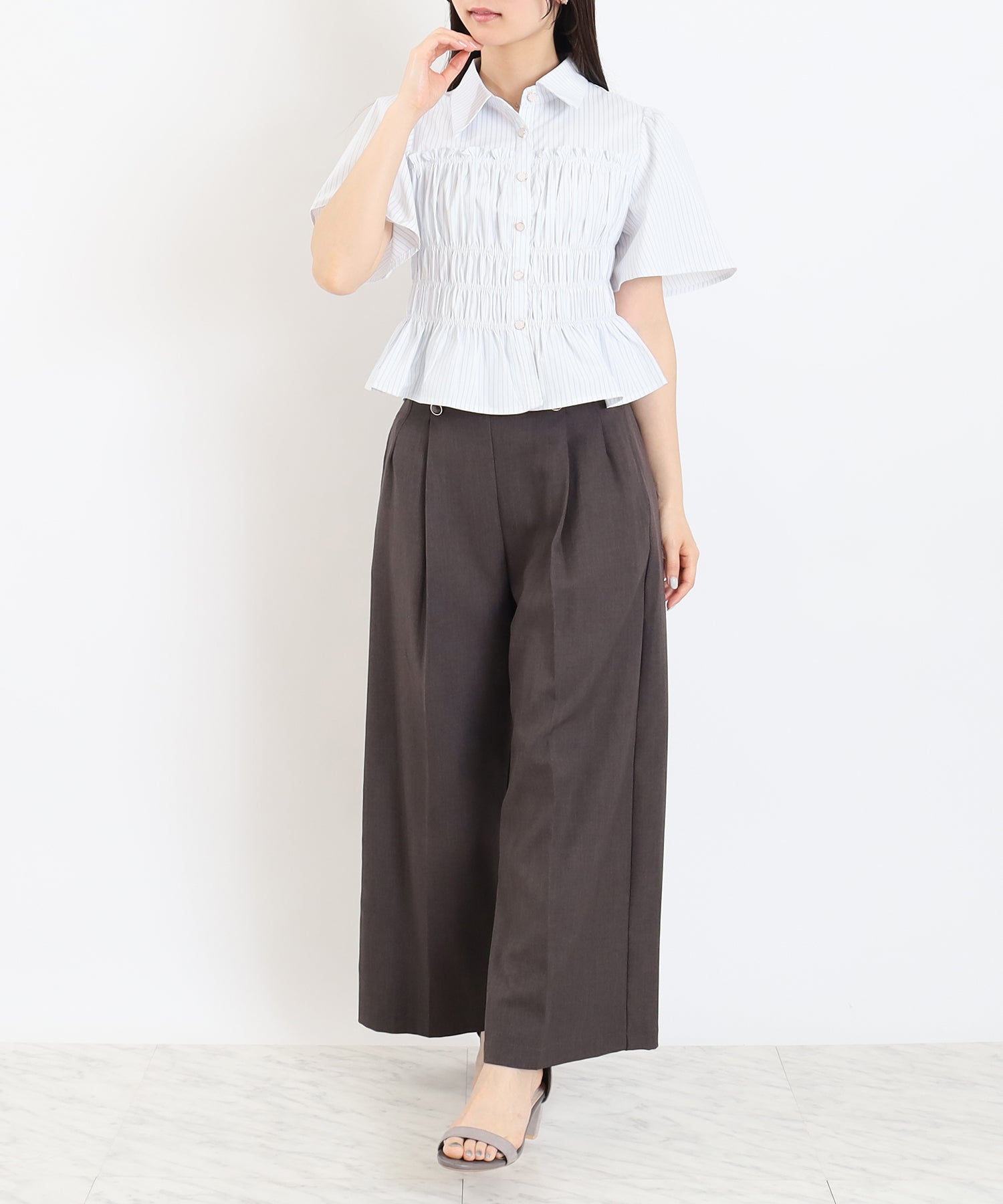 ブルー model:160cm 着用サイズ:M