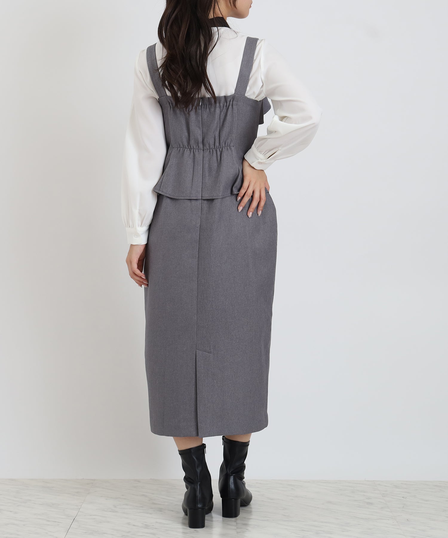 ライトグレー model:160cm 着用サイズ:M