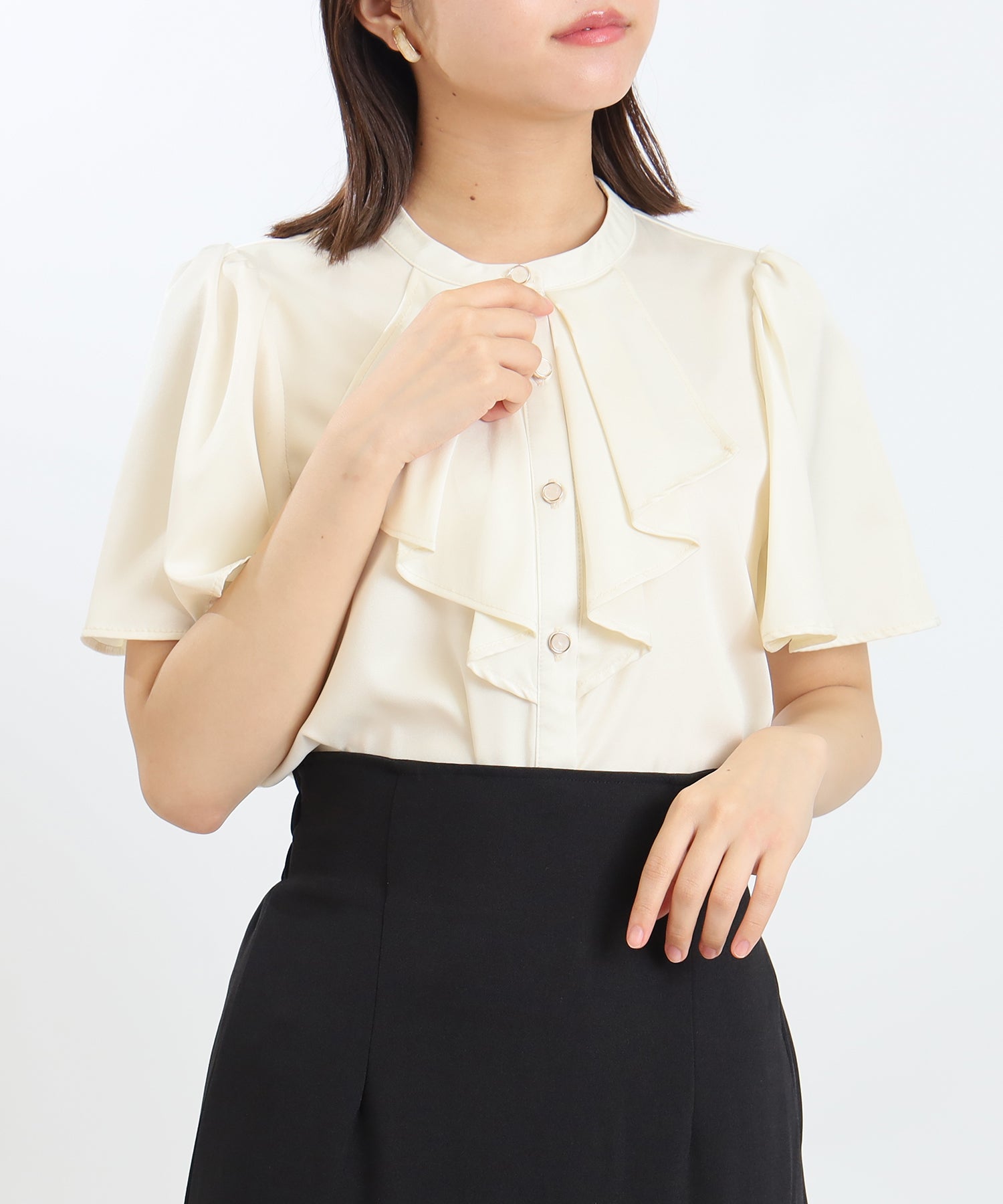 アイボリー model:156cm 着用サイズ:S