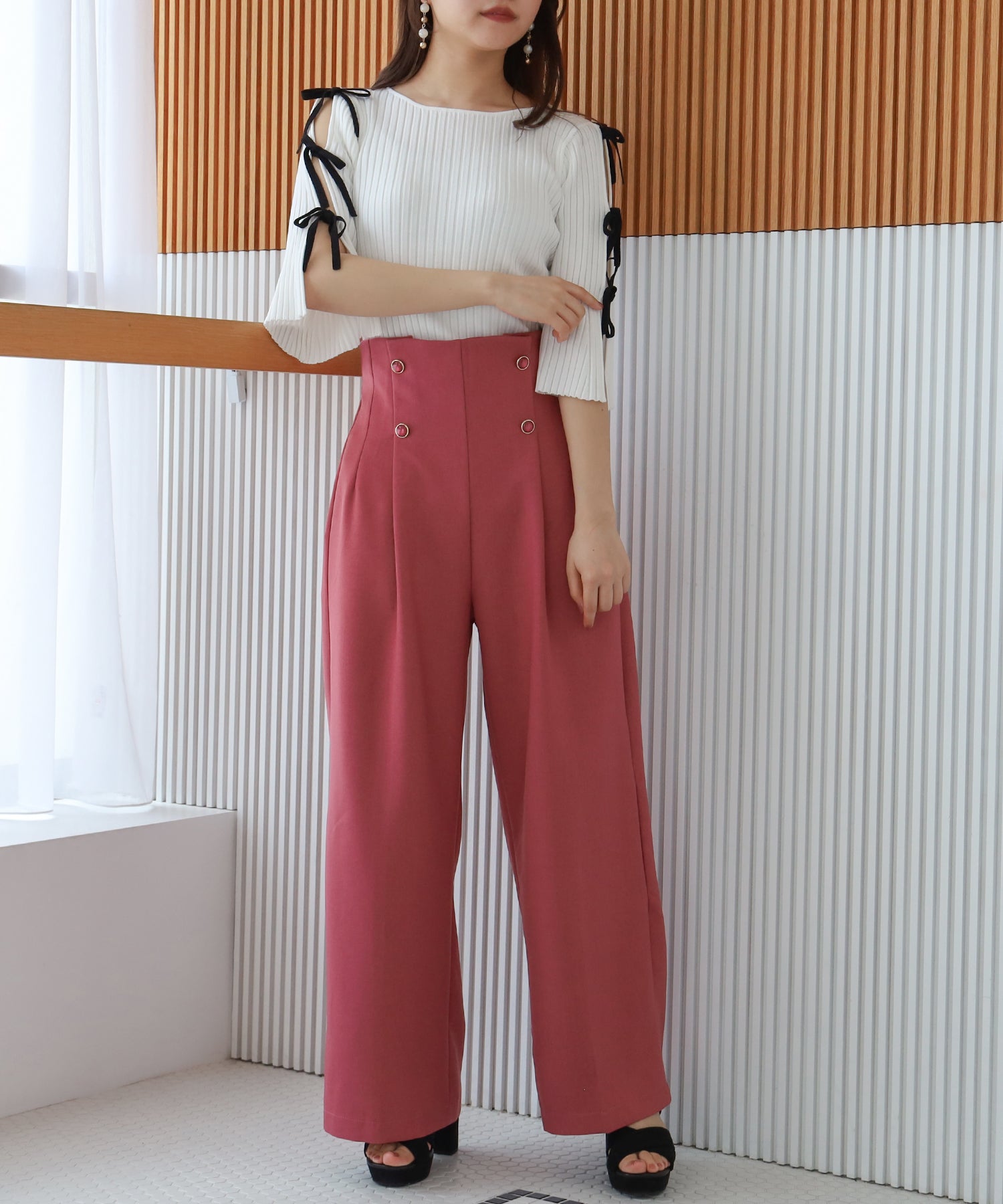 ホワイト model:155cm 着用サイズ:M