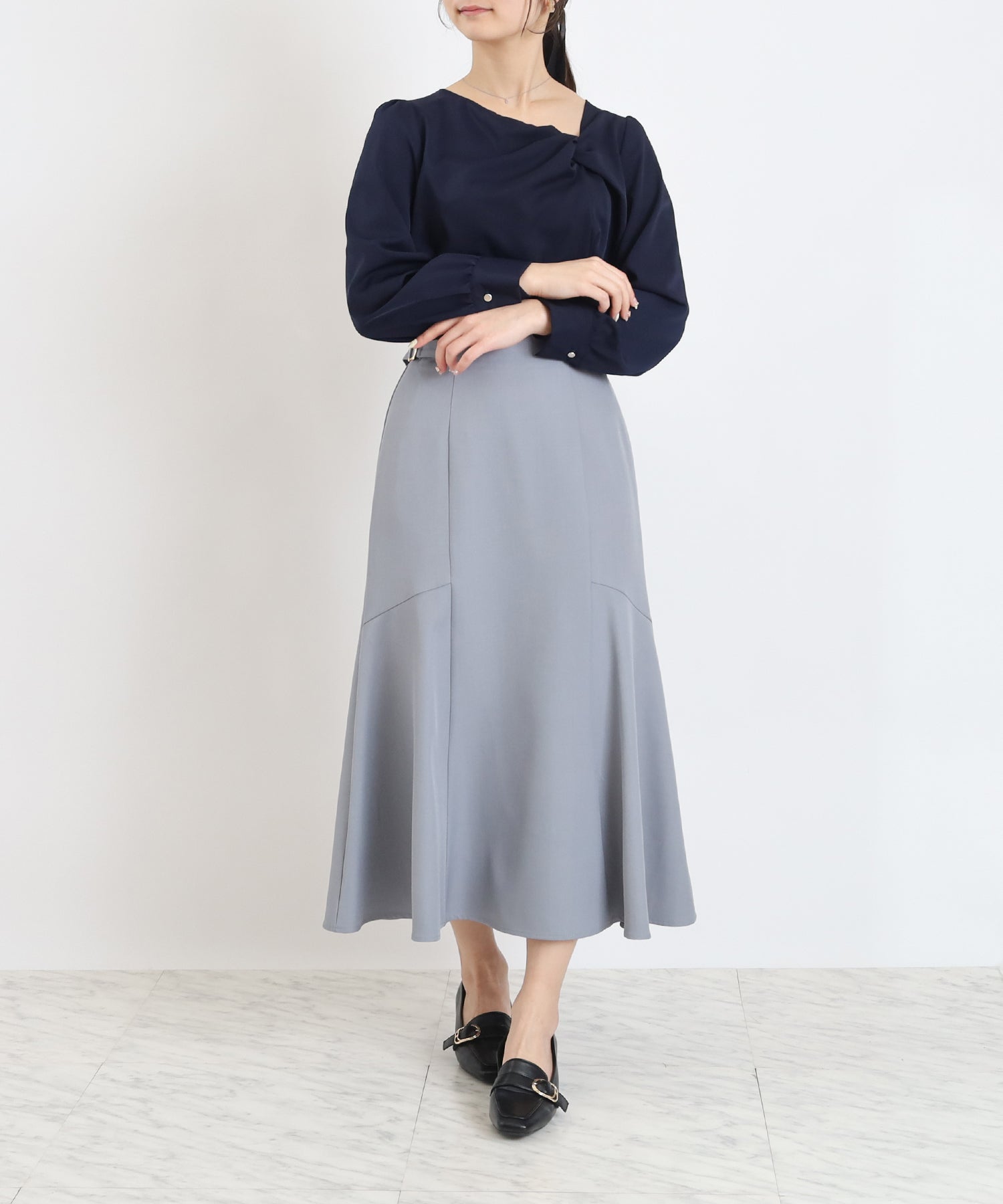 ネイビー model:160 着用サイズ:M