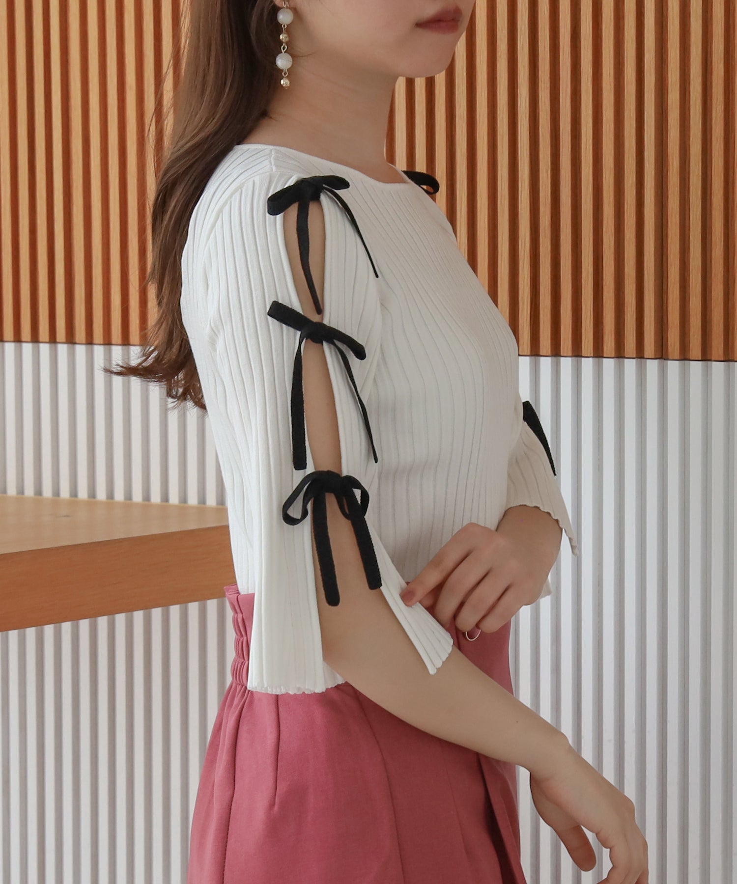 ホワイト model:155cm 着用サイズ:M