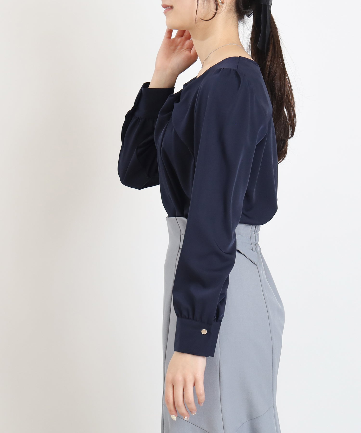 ネイビー model:160 着用サイズ:M