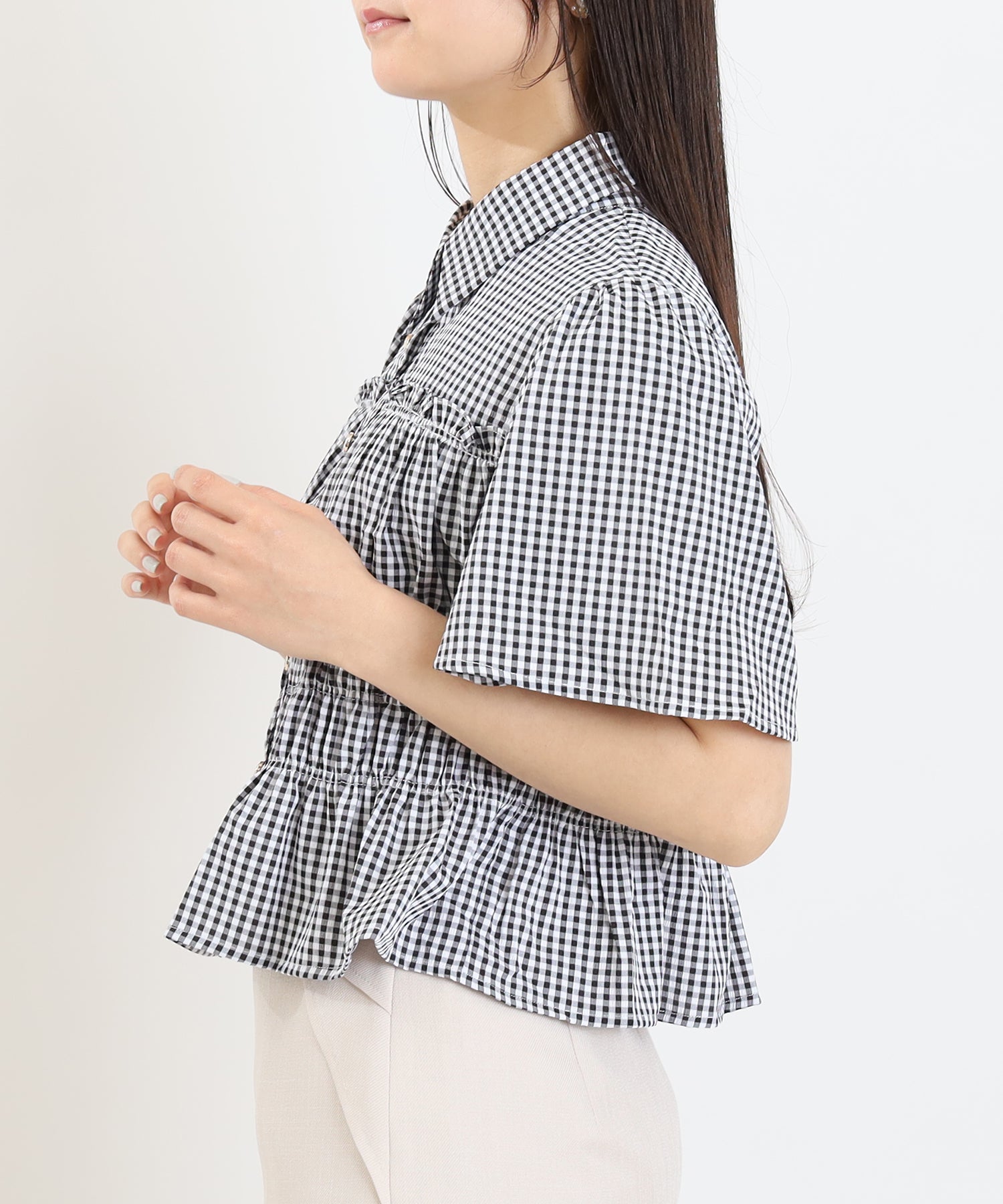 ホワイト×ブラック model:160cm 着用サイズ:M