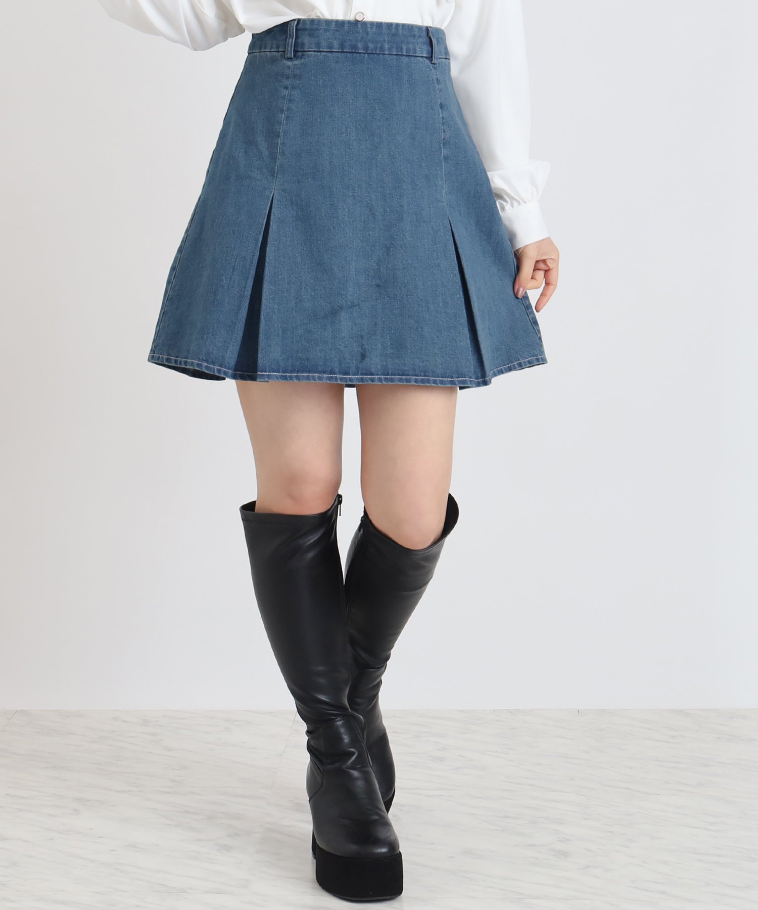 ブルー model:156 着用サイズ:S