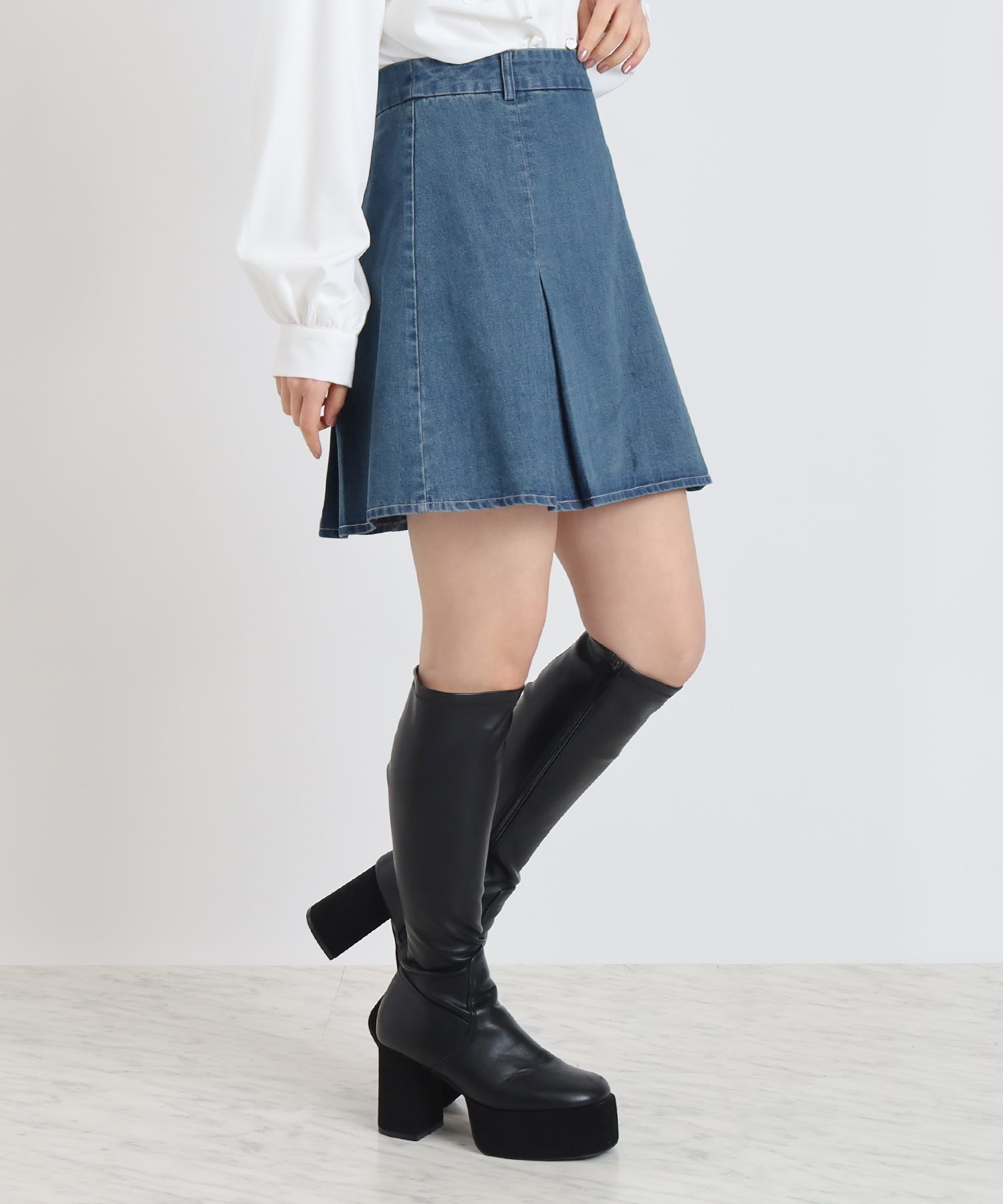 ブルー model:156 着用サイズ:S