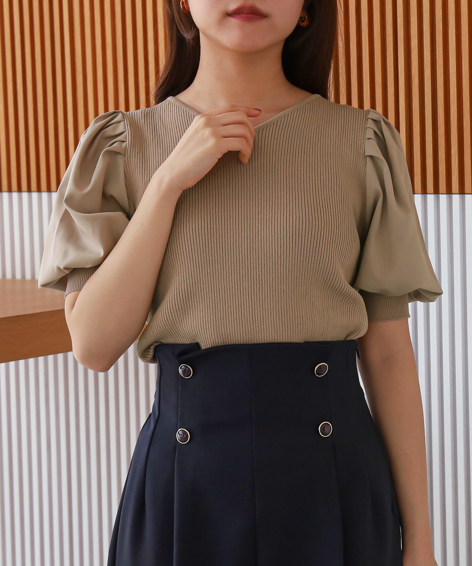 ホワイト model:156cm 着用サイズ:M