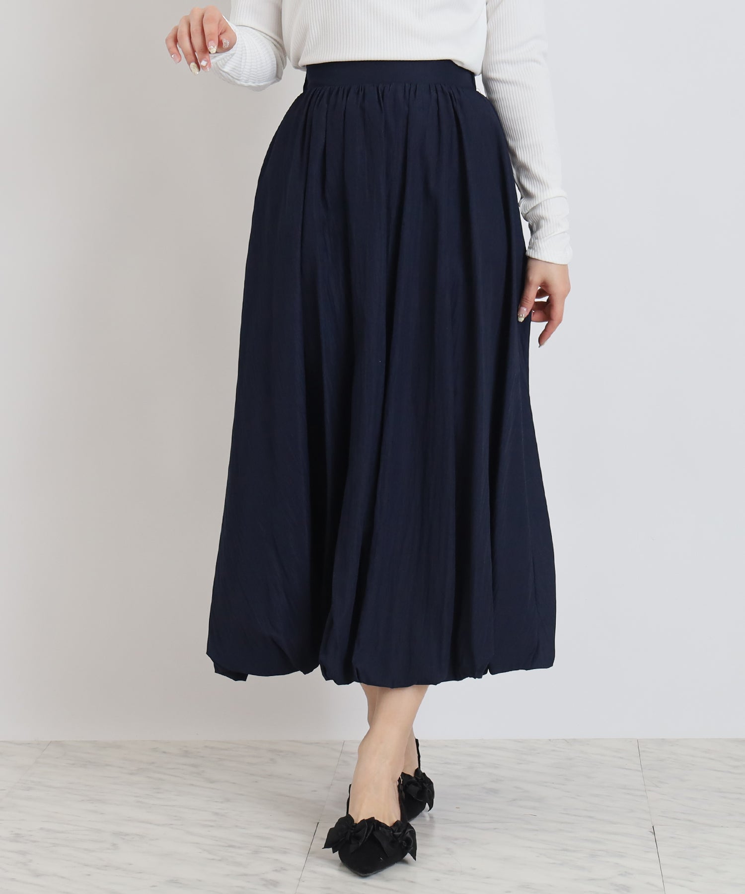 ネイビー model:160cm 着用サイズ:M