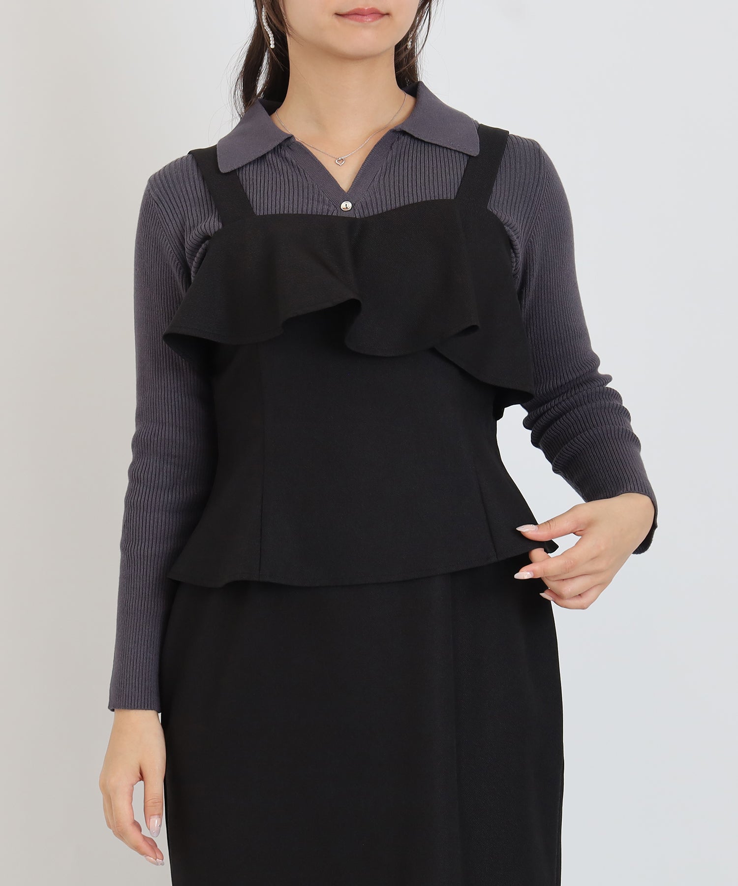 ブラック model:160cm 着用サイズ:M