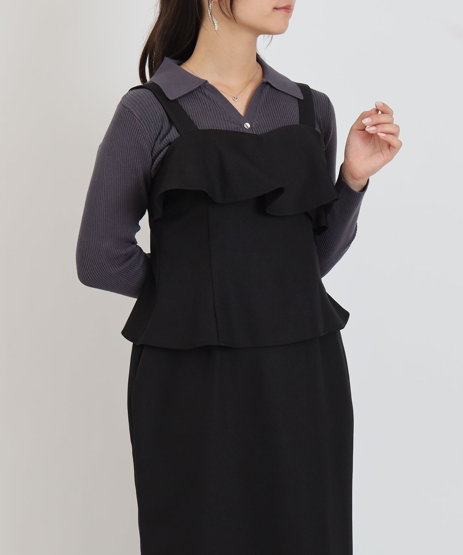 ブラック model:160cm 着用サイズ:M