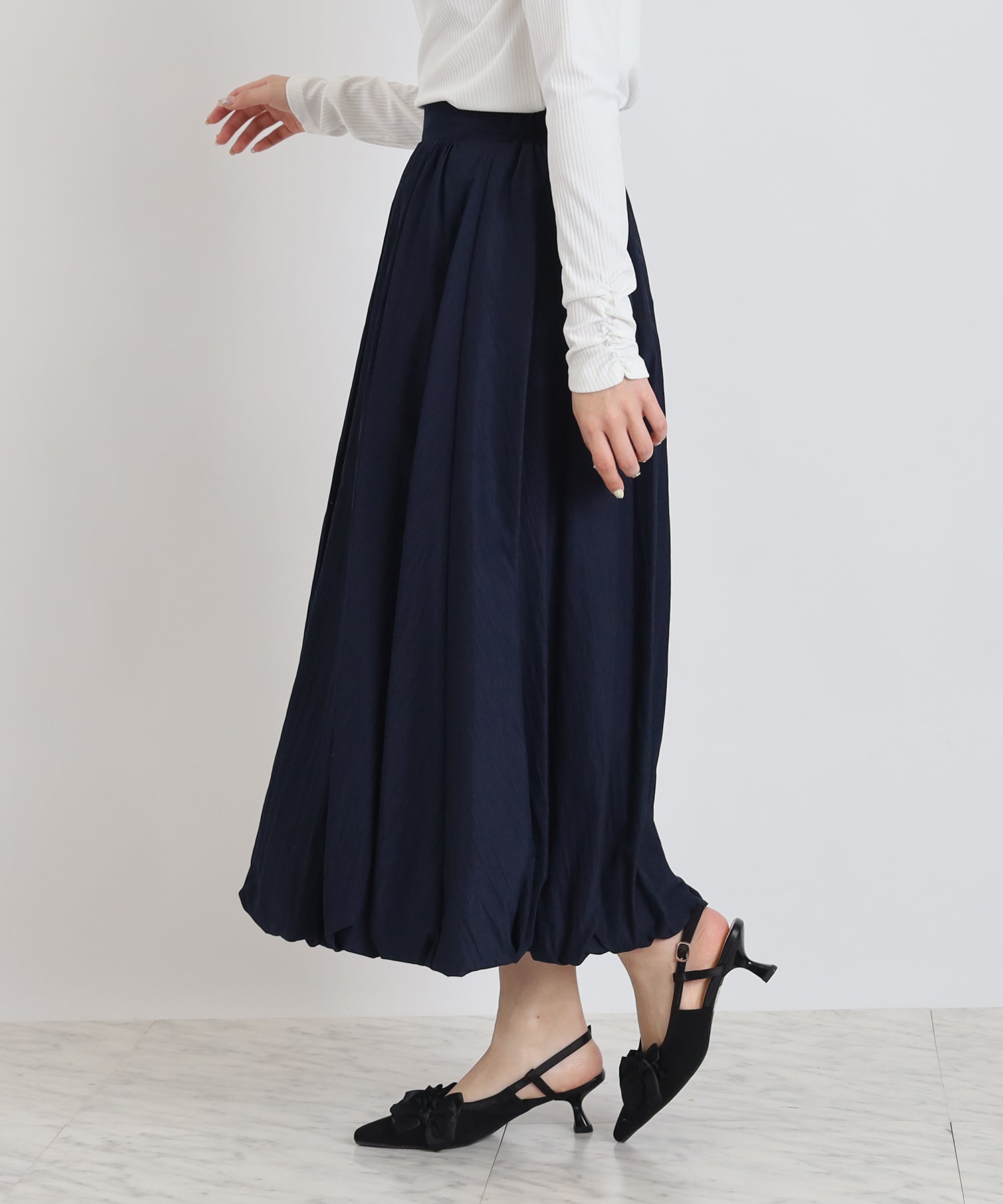 ネイビー model:160cm 着用サイズ:M