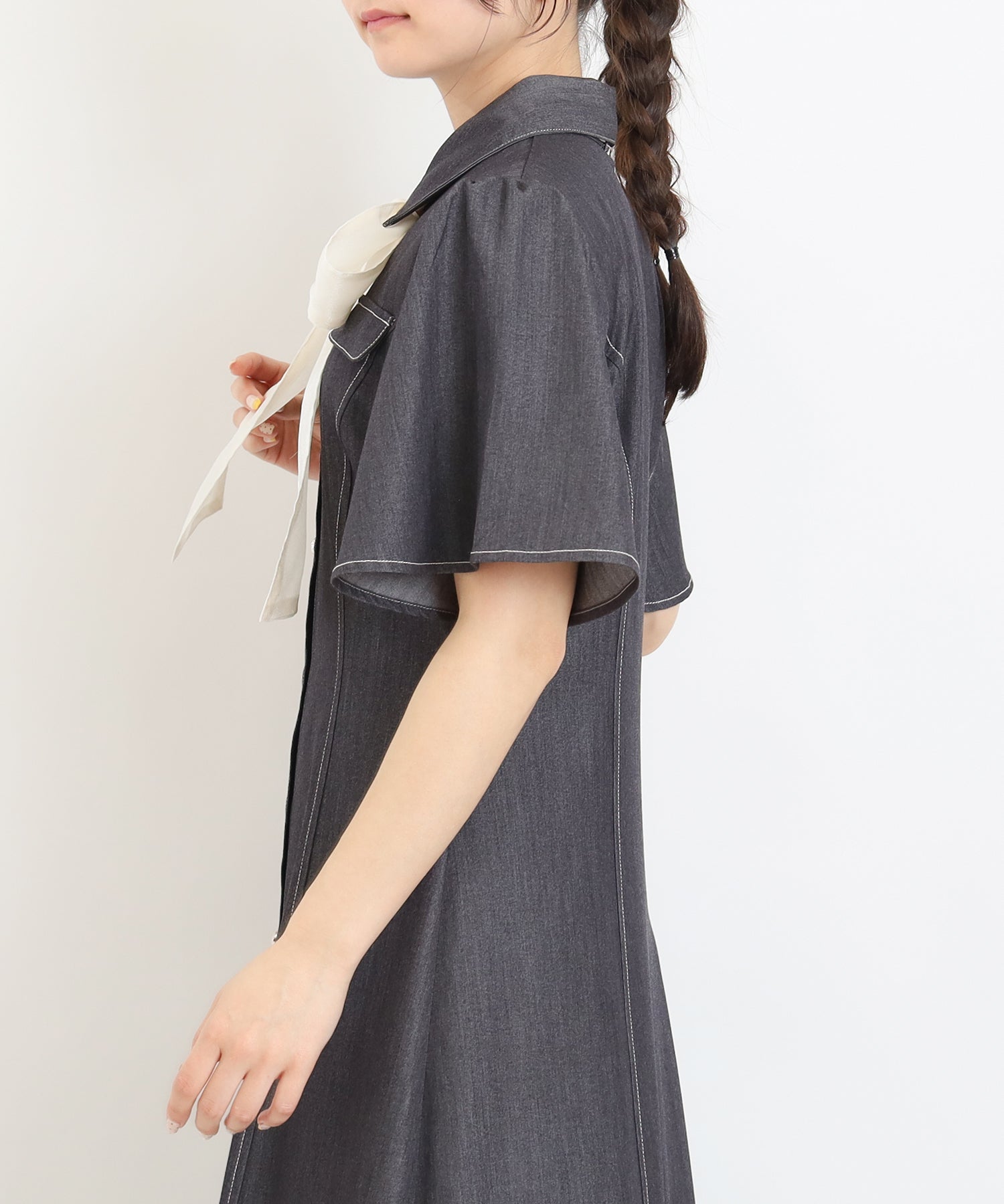 ミディアムグレー model:160 着用サイズ:M