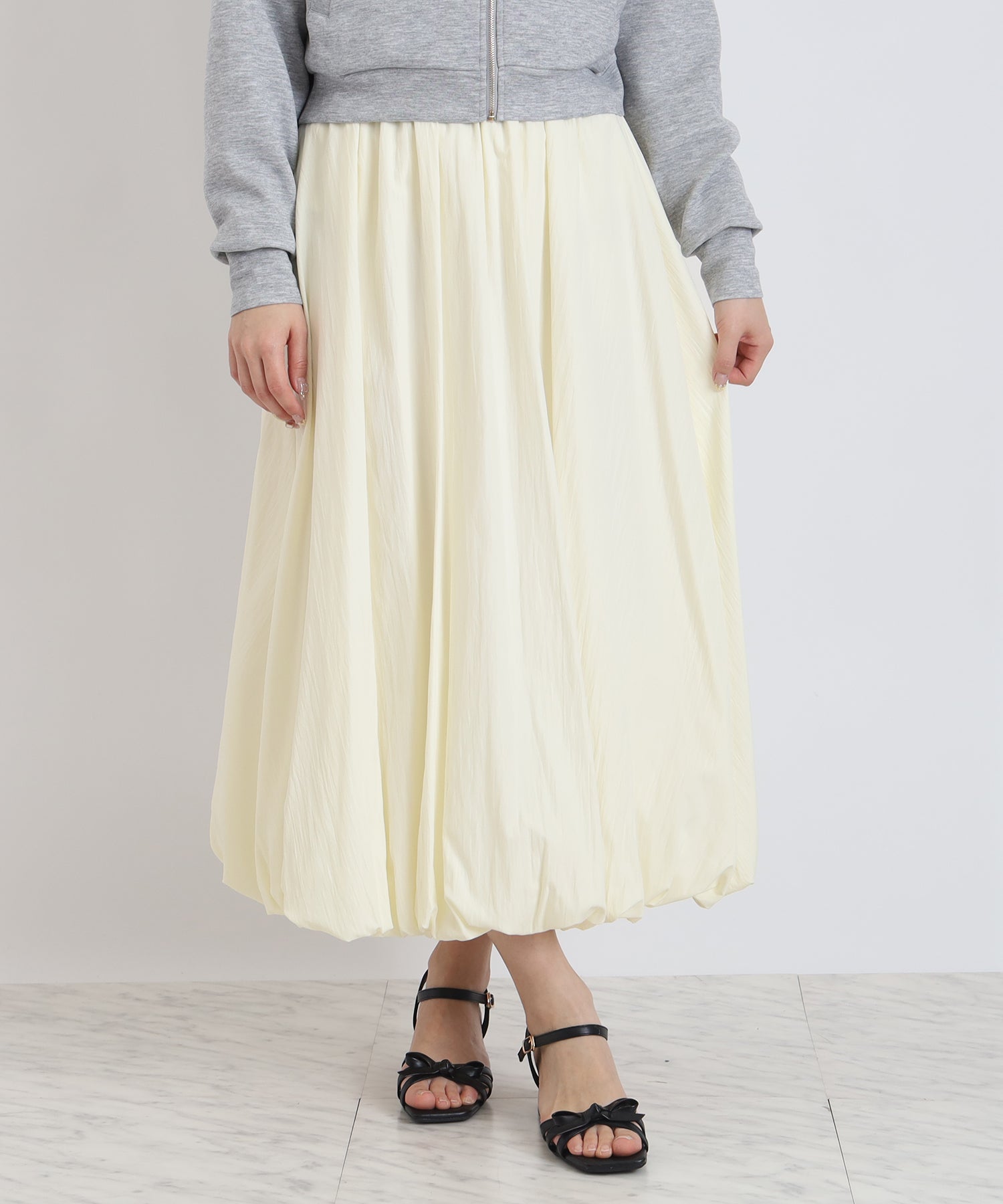 アイボリー model:160cm 着用サイズ:M