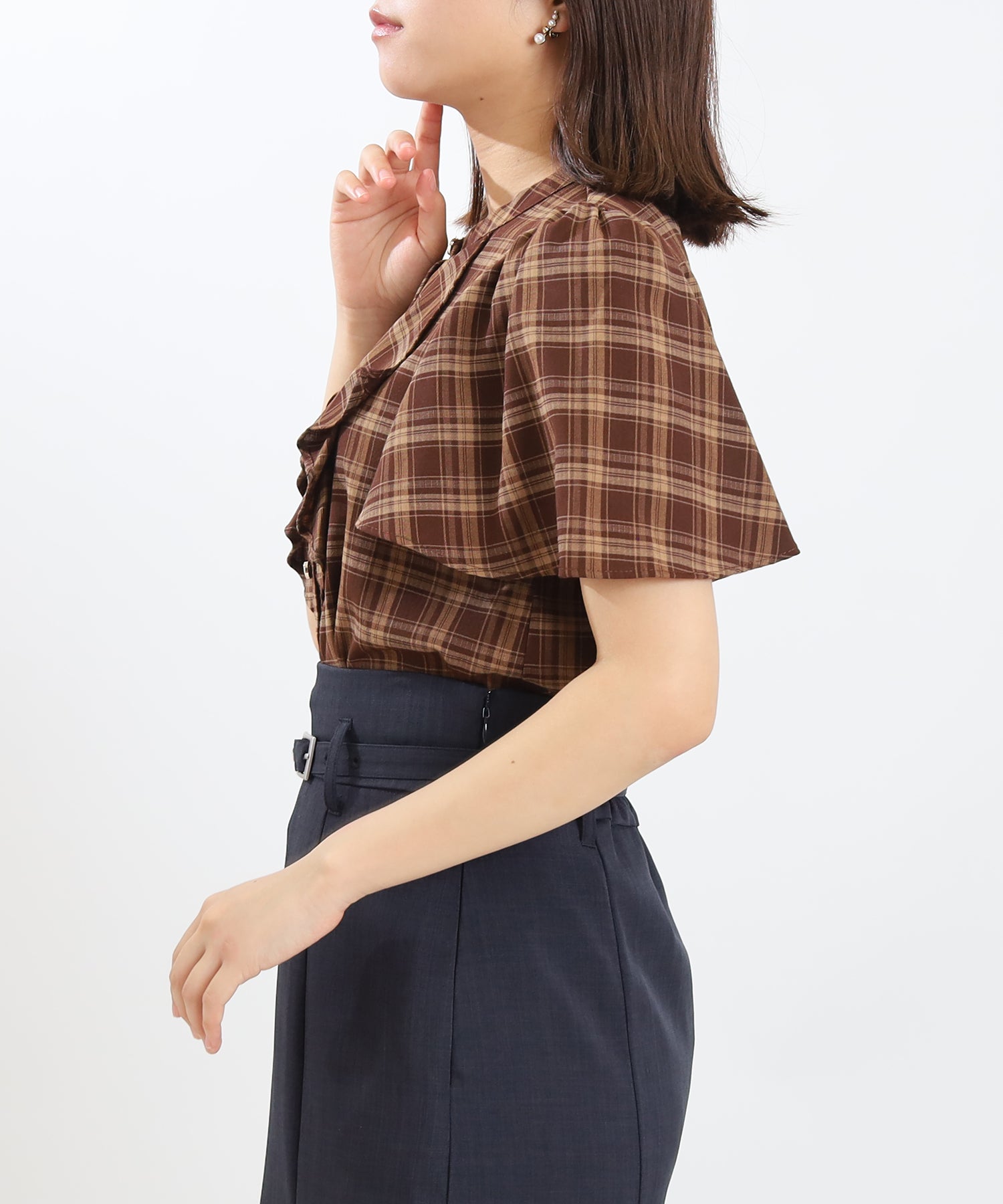 アイボリー model:156cm 着用サイズ:S