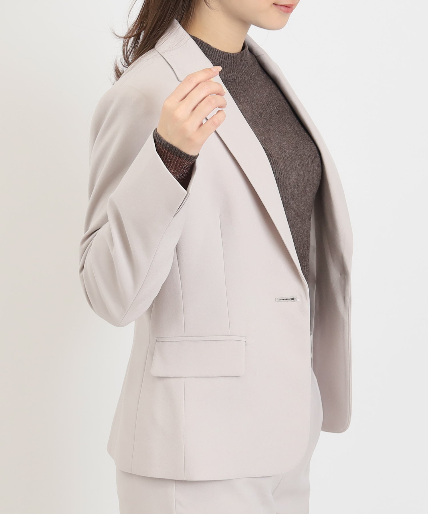 ベージュ model:160 着用サイズ:M