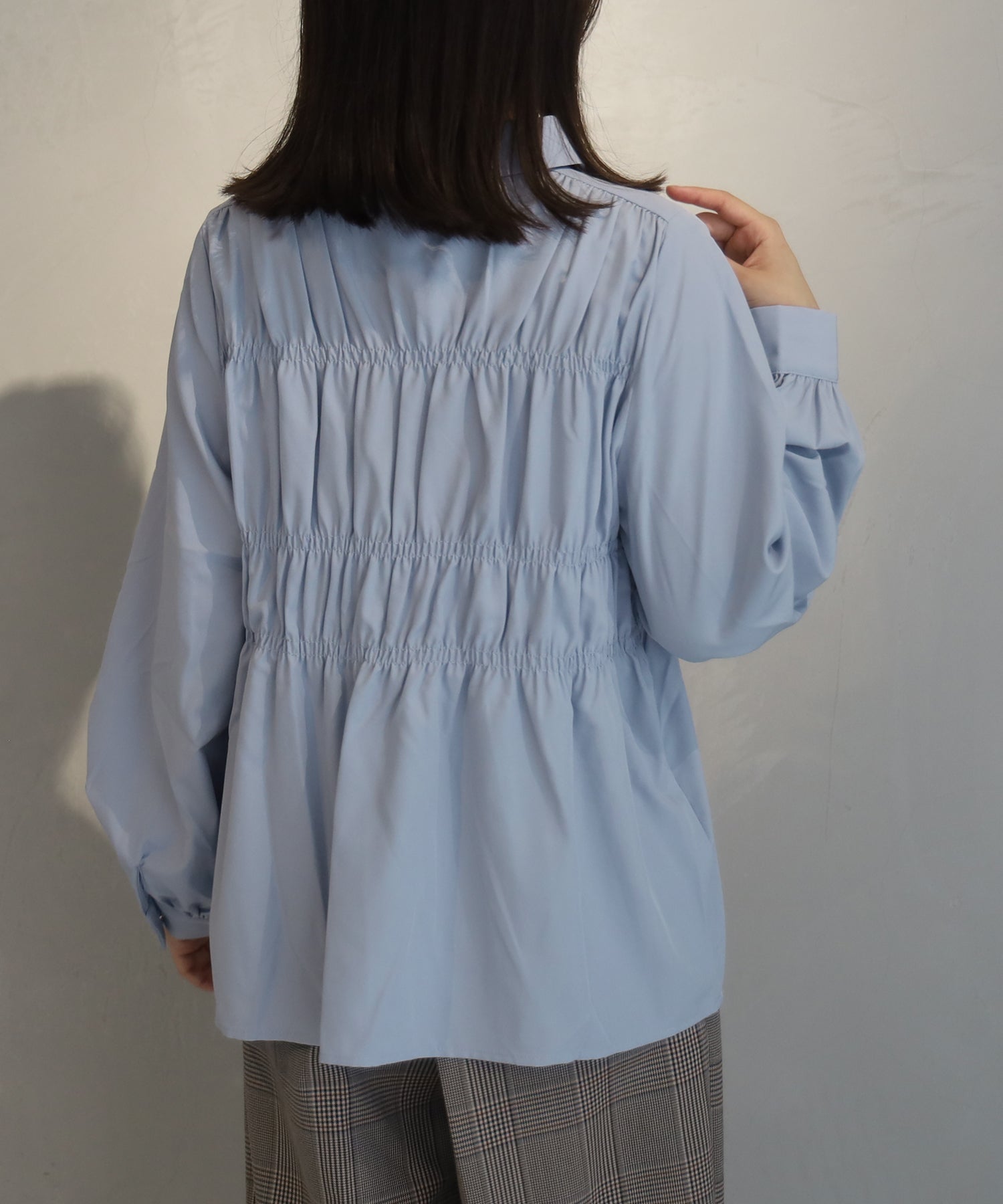 サックス model:156㎝ 着用サイズ:M