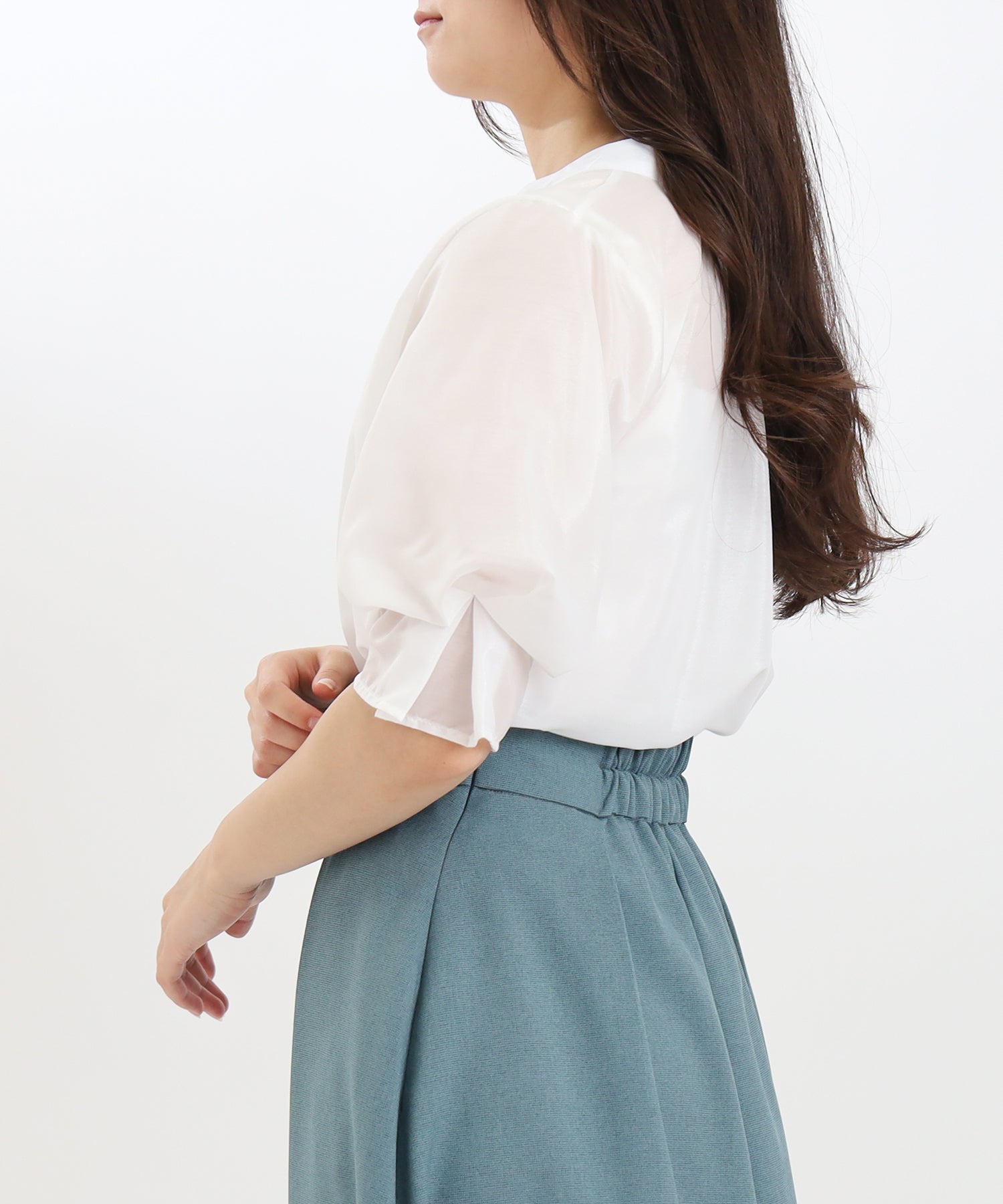 ホワイト model:160 着用サイズ:M