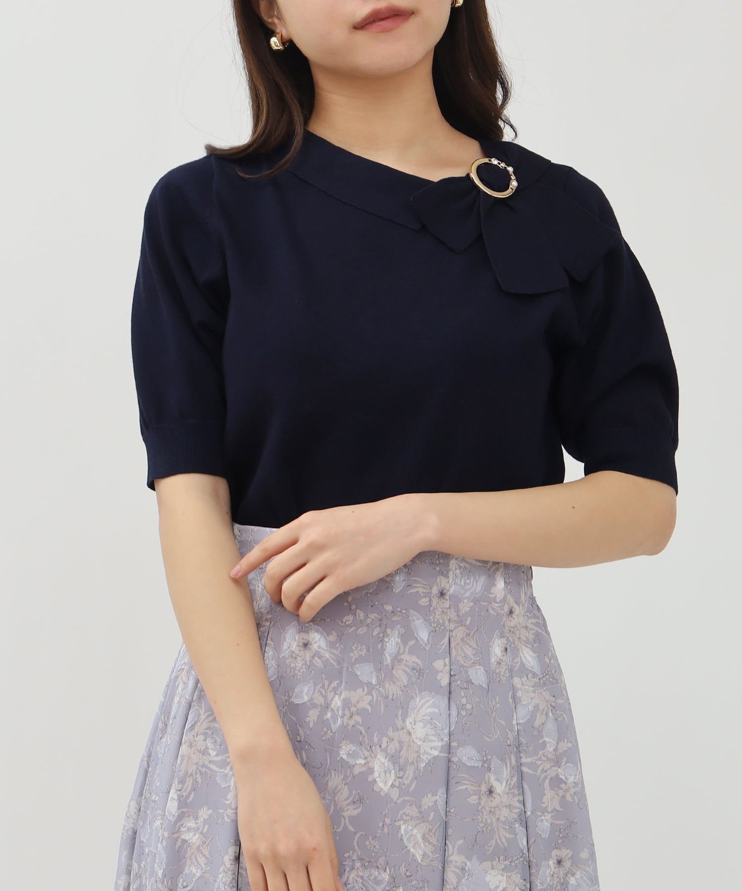 ネイビー model:156cm 着用サイズ:S