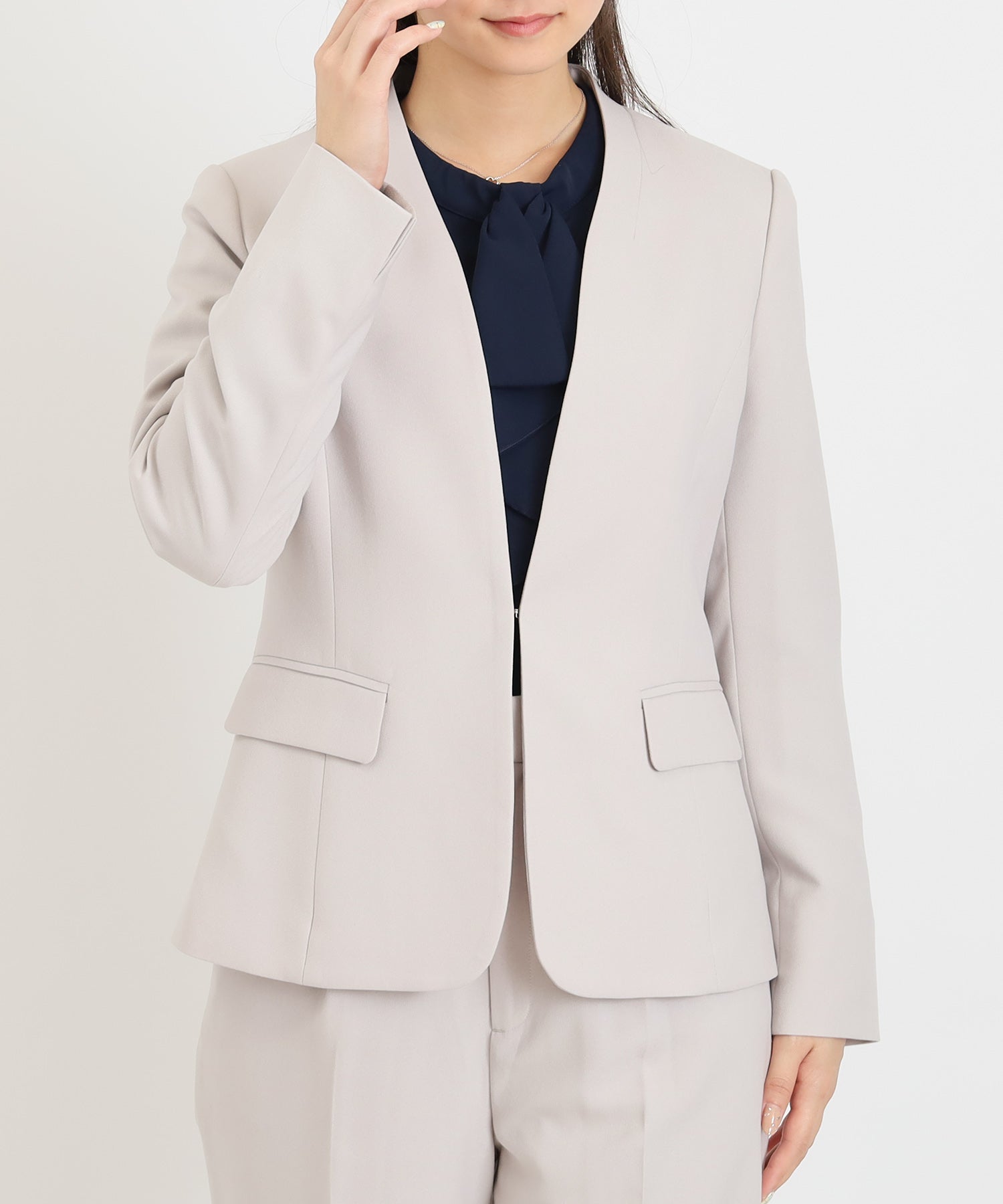 ベージュ model:160 着用サイズ:M