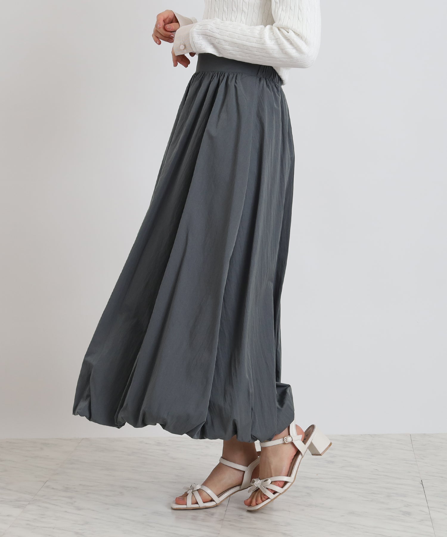 チャコール model:160cm 着用サイズ:M