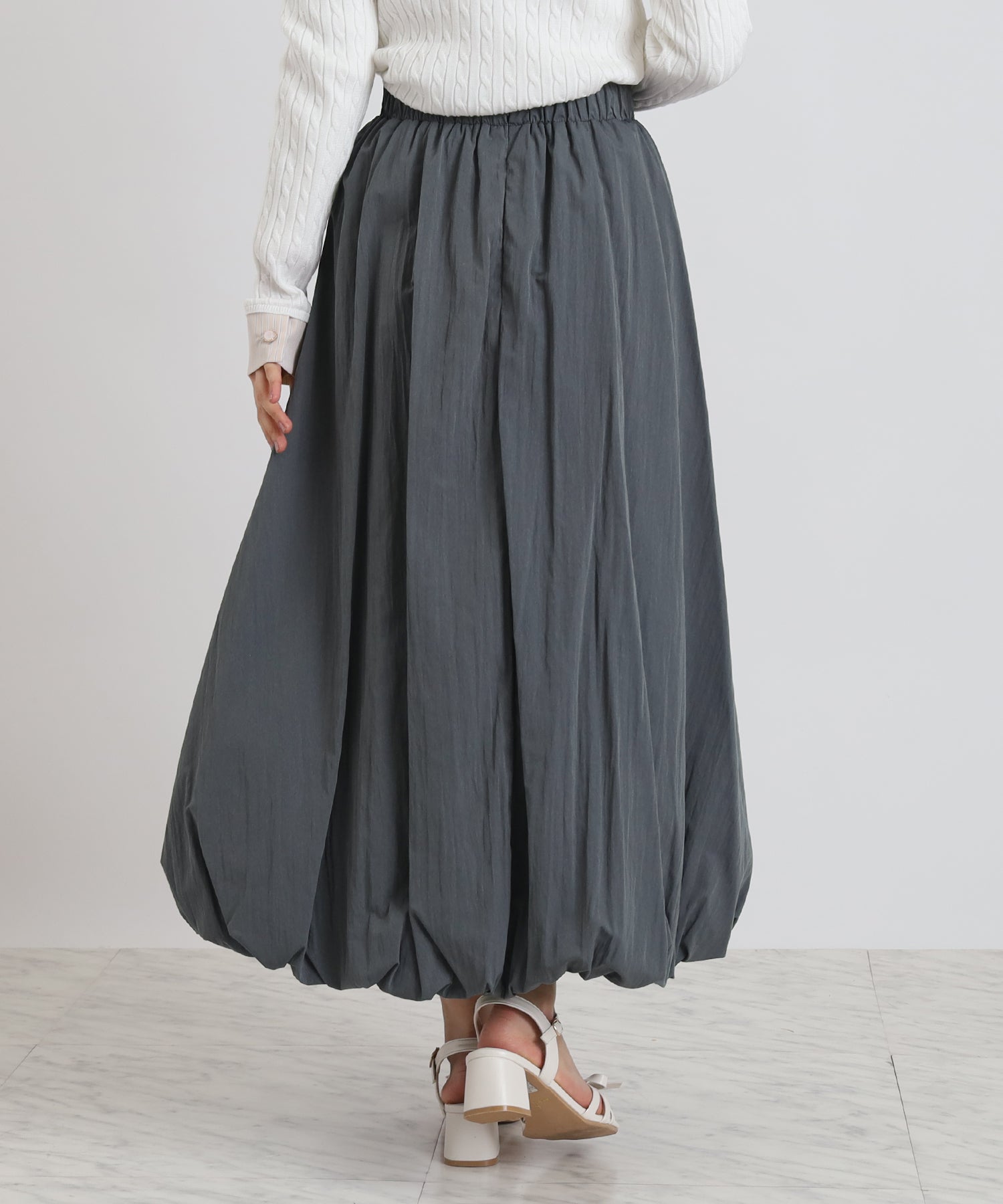 チャコール model:160cm 着用サイズ:M