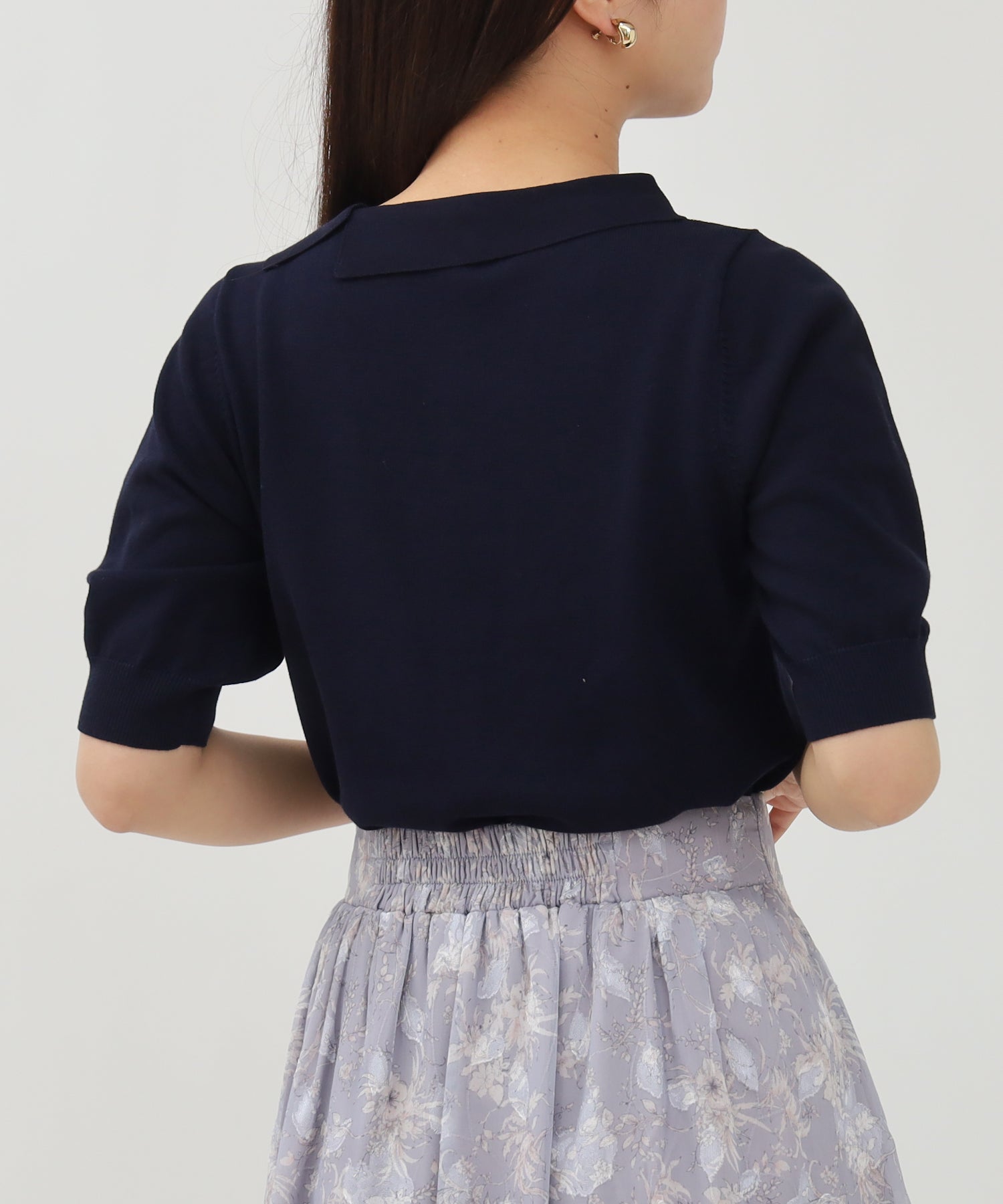 ネイビー model:156cm 着用サイズ:S
