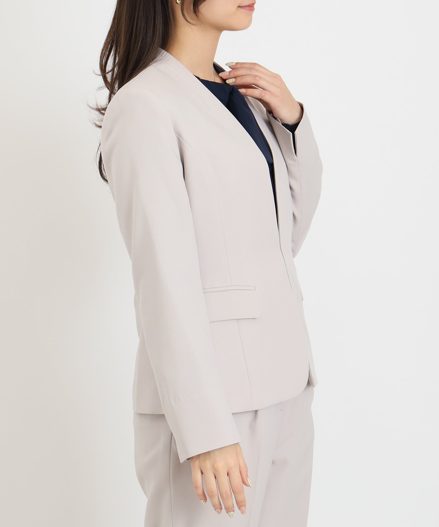 ベージュ model:160 着用サイズ:M