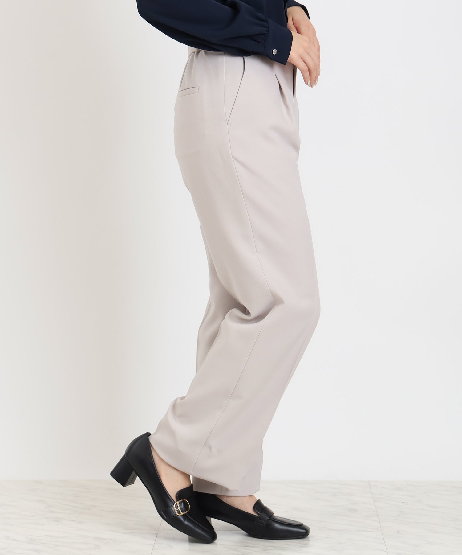 ベージュ model:160 着用サイズ:M