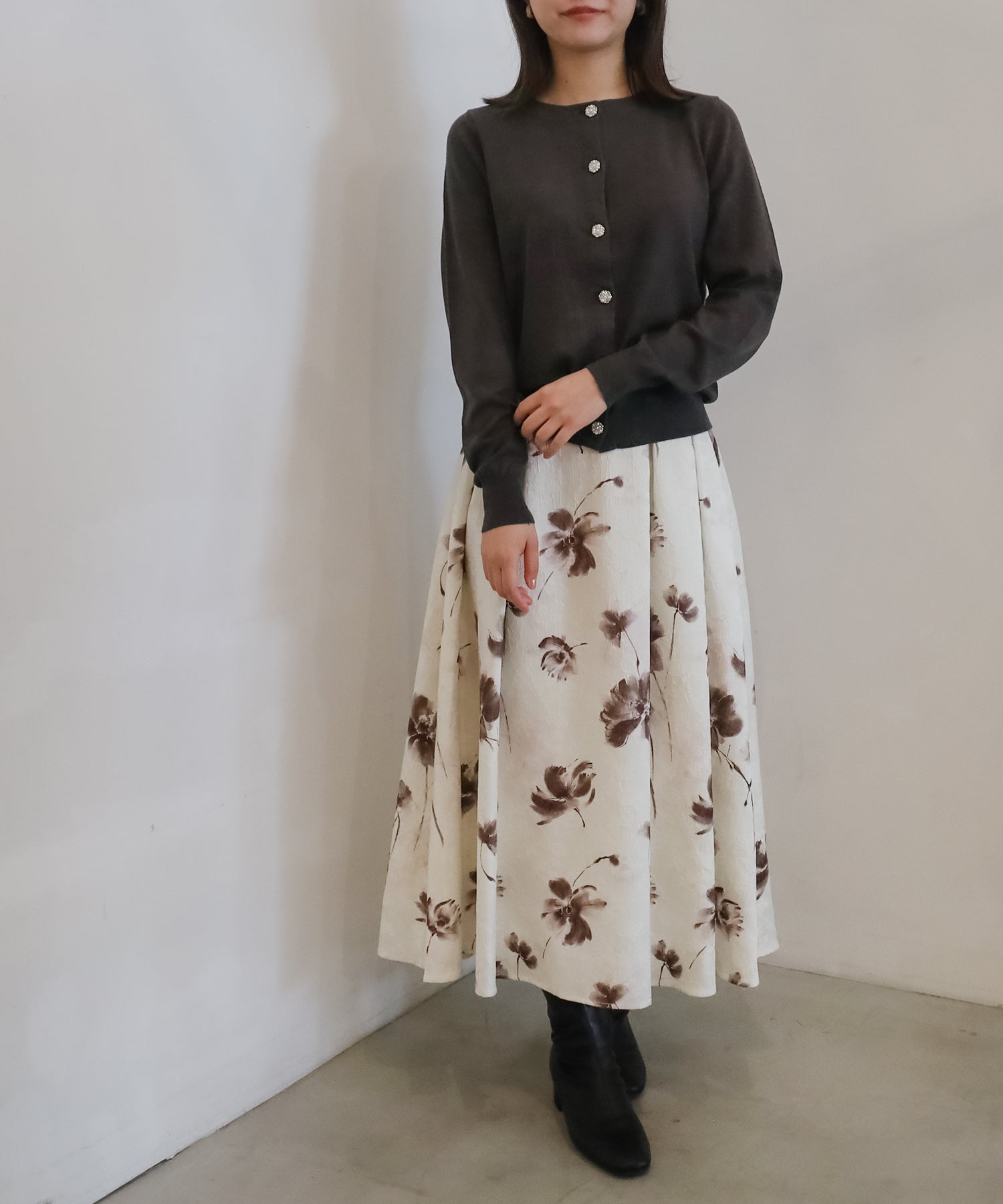チャコール model:156㎝ 着用サイズ:M