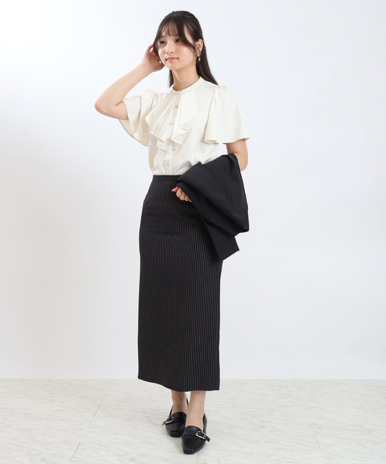 ブラック model:160cm 着用サイズ:M