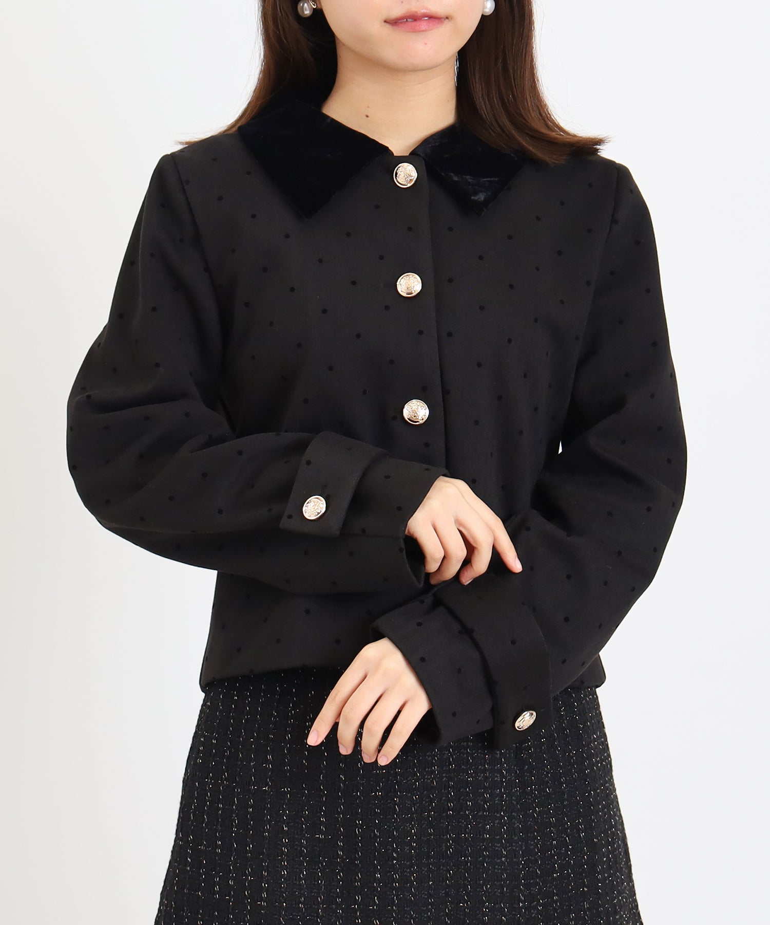 ブラック model:156 着用サイズ:M