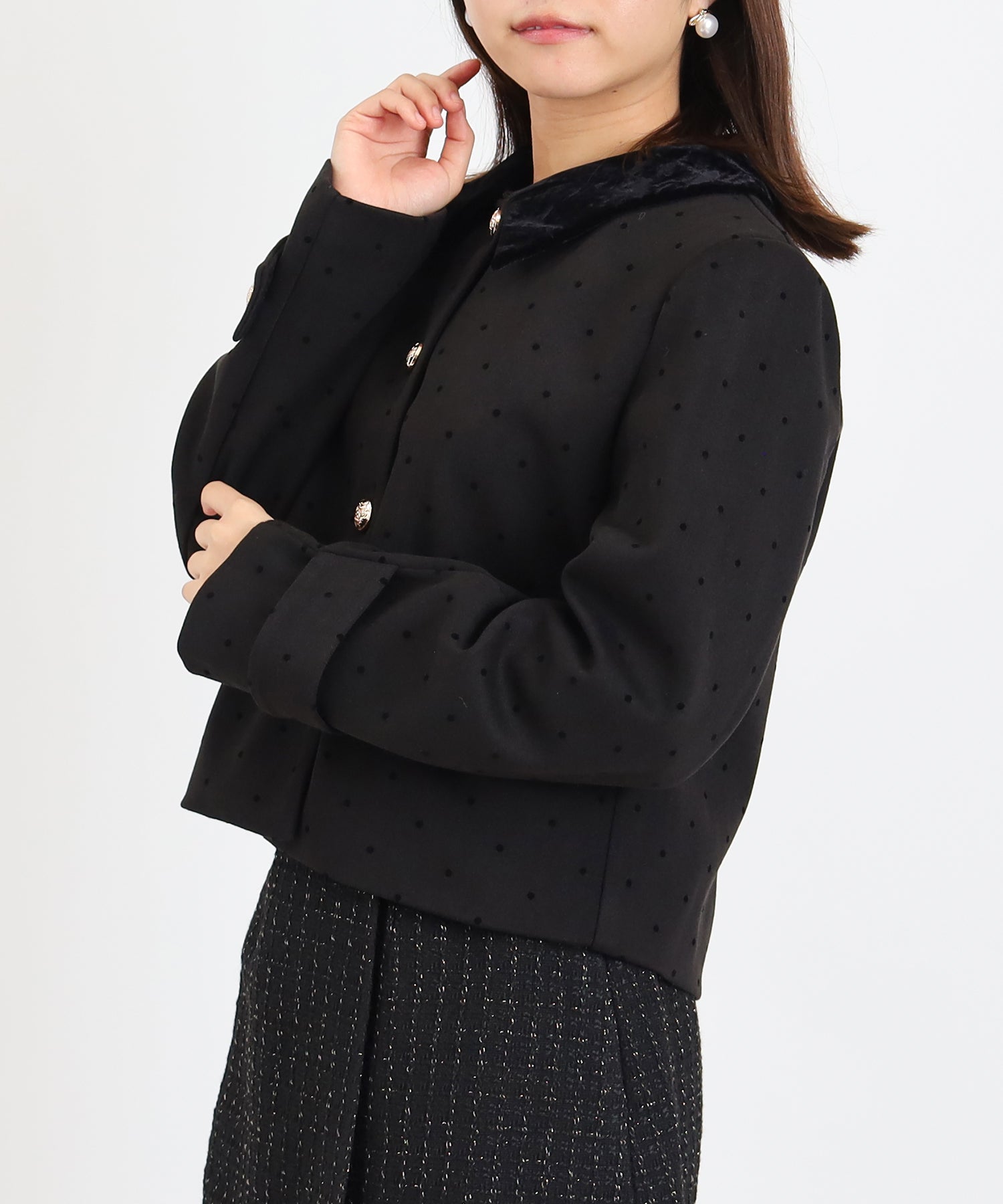 ブラック model:156 着用サイズ:M