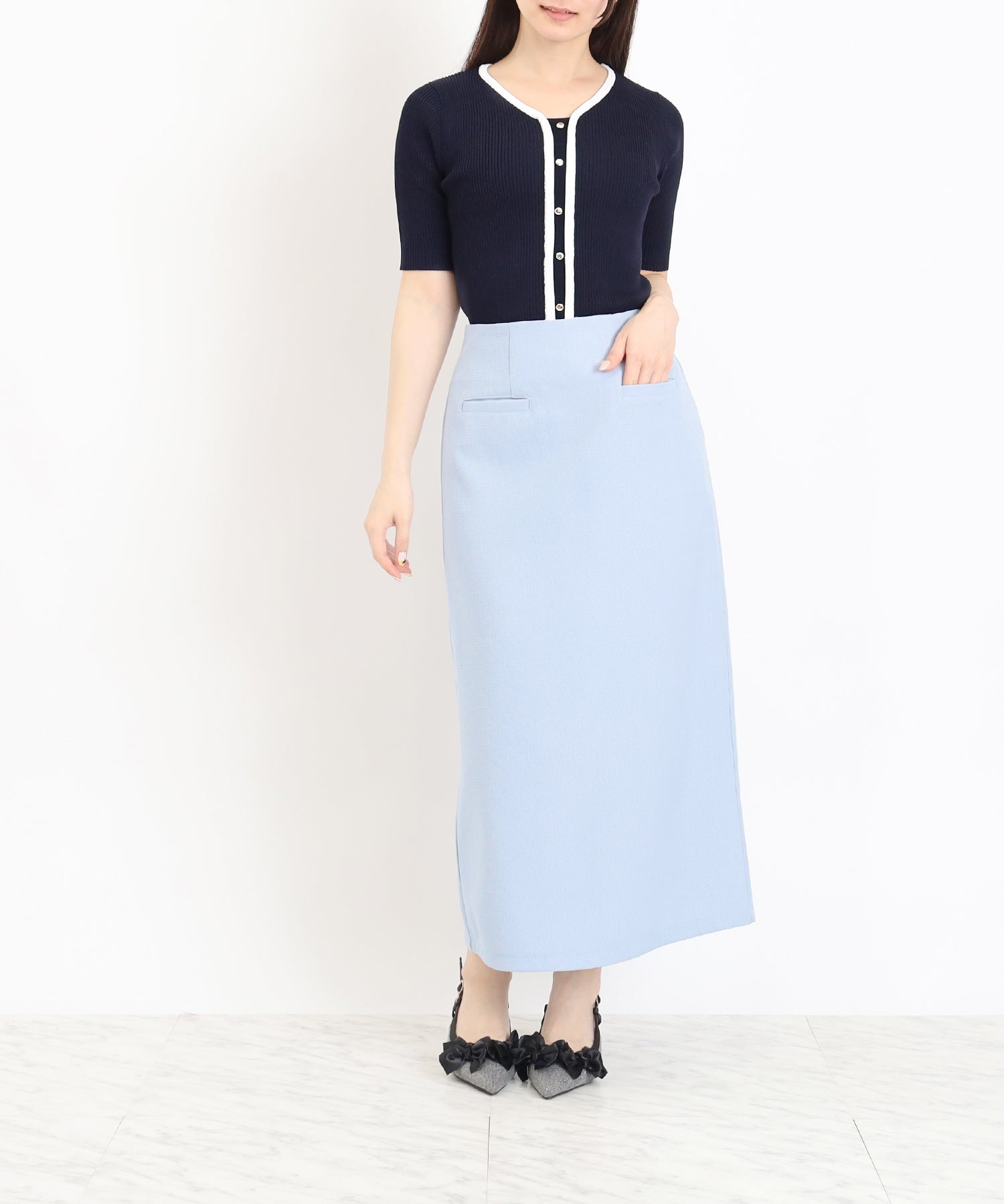 ネイビー model:160 着用サイズ:M