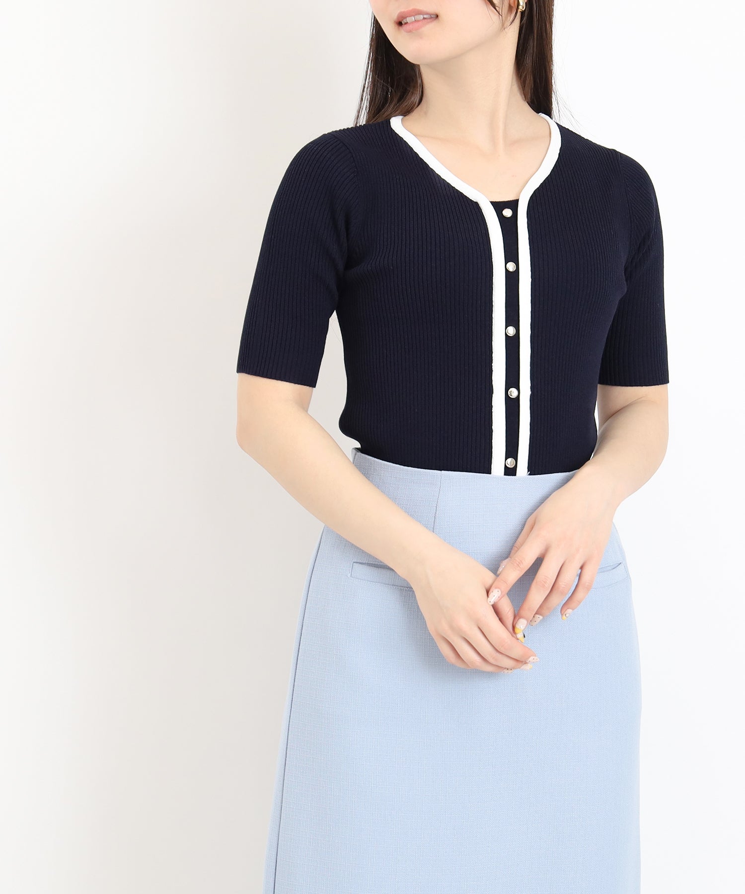 ネイビー model:160 着用サイズ:M