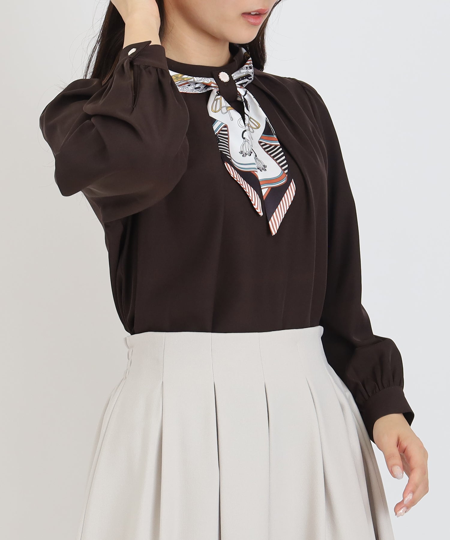 ブラウン model:160 着用サイズ:M