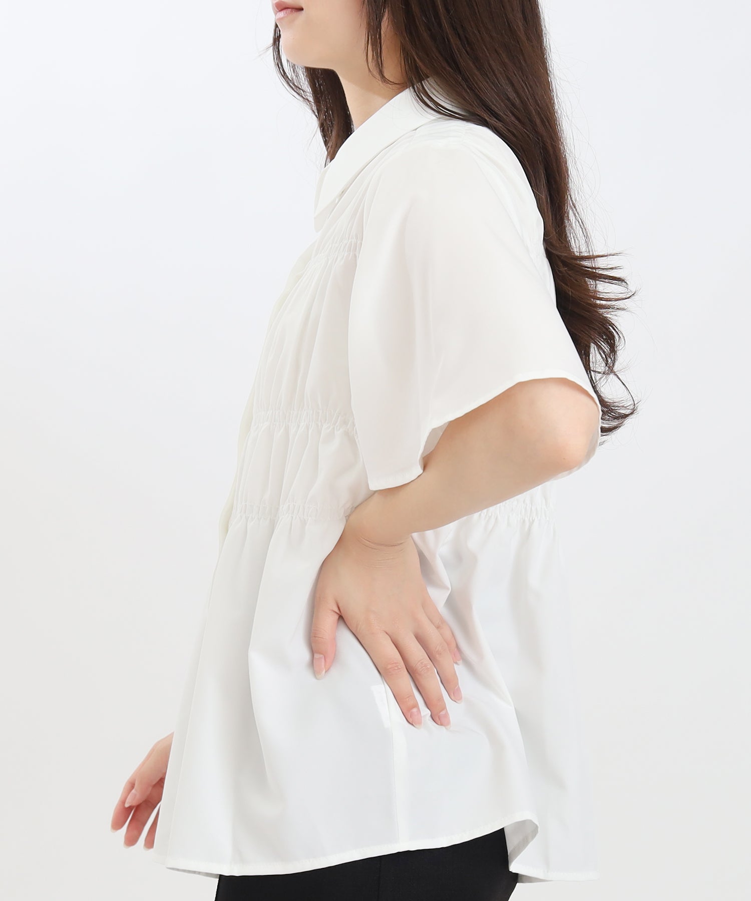 ホワイト model:160 着用サイズ:M