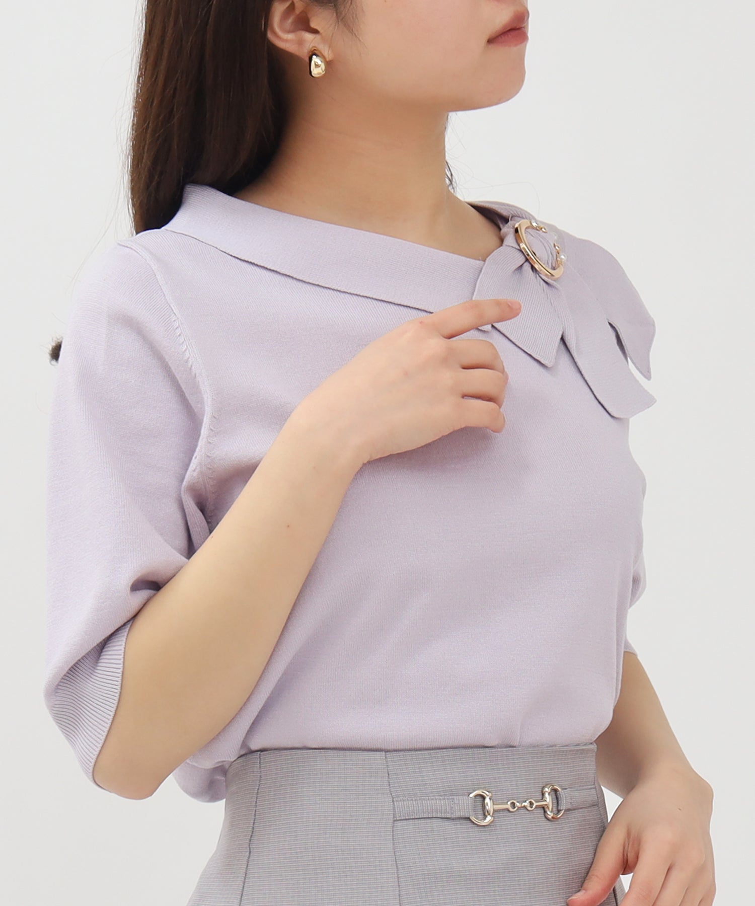 ラベンダー model:156cm 着用サイズ:S
