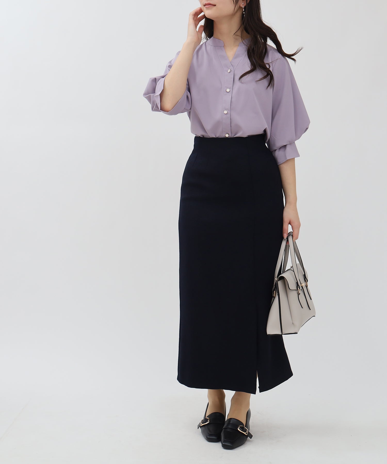 ラベンダー model:160 着用サイズ:M