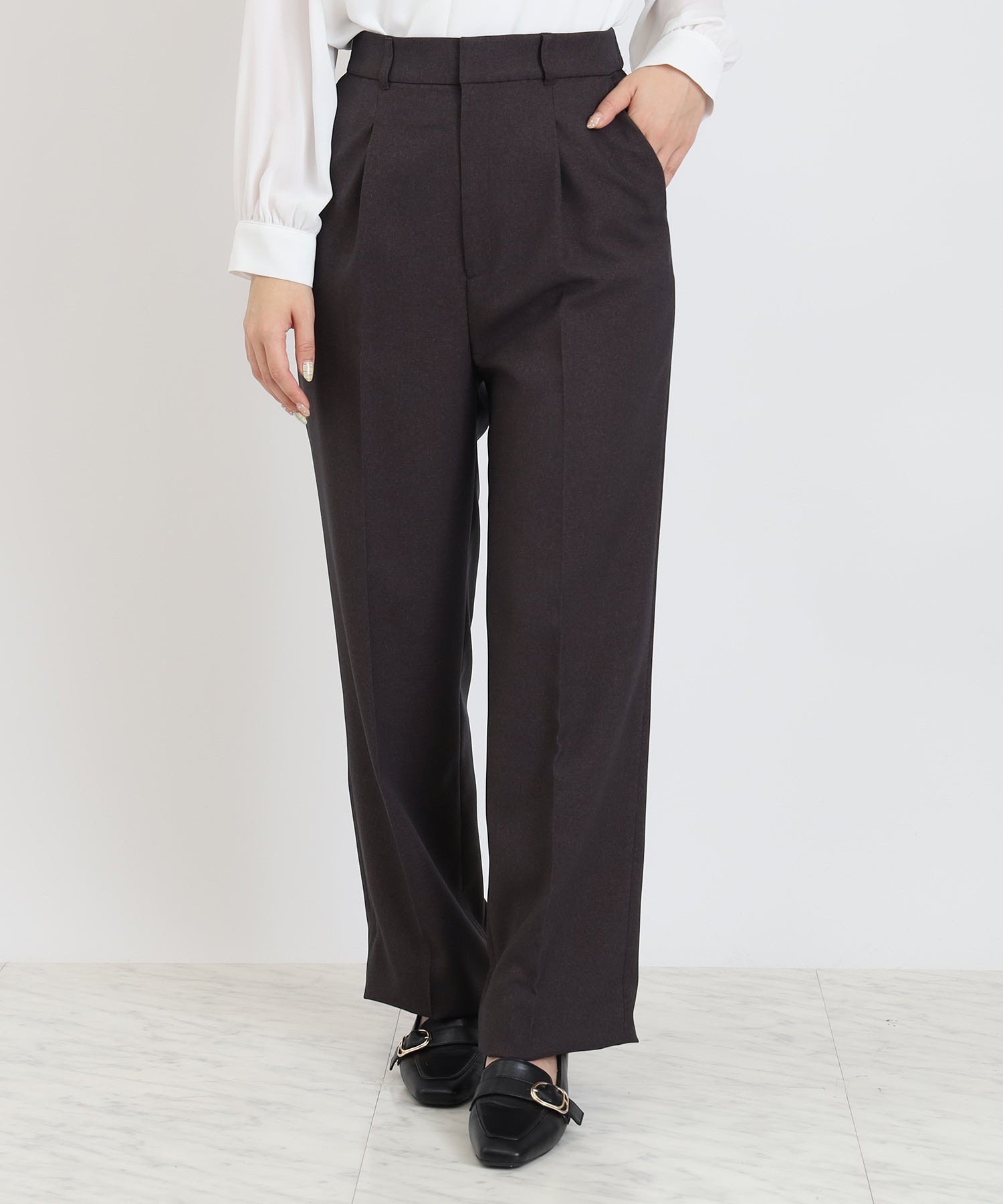 ブラウン model:160 着用サイズ:M