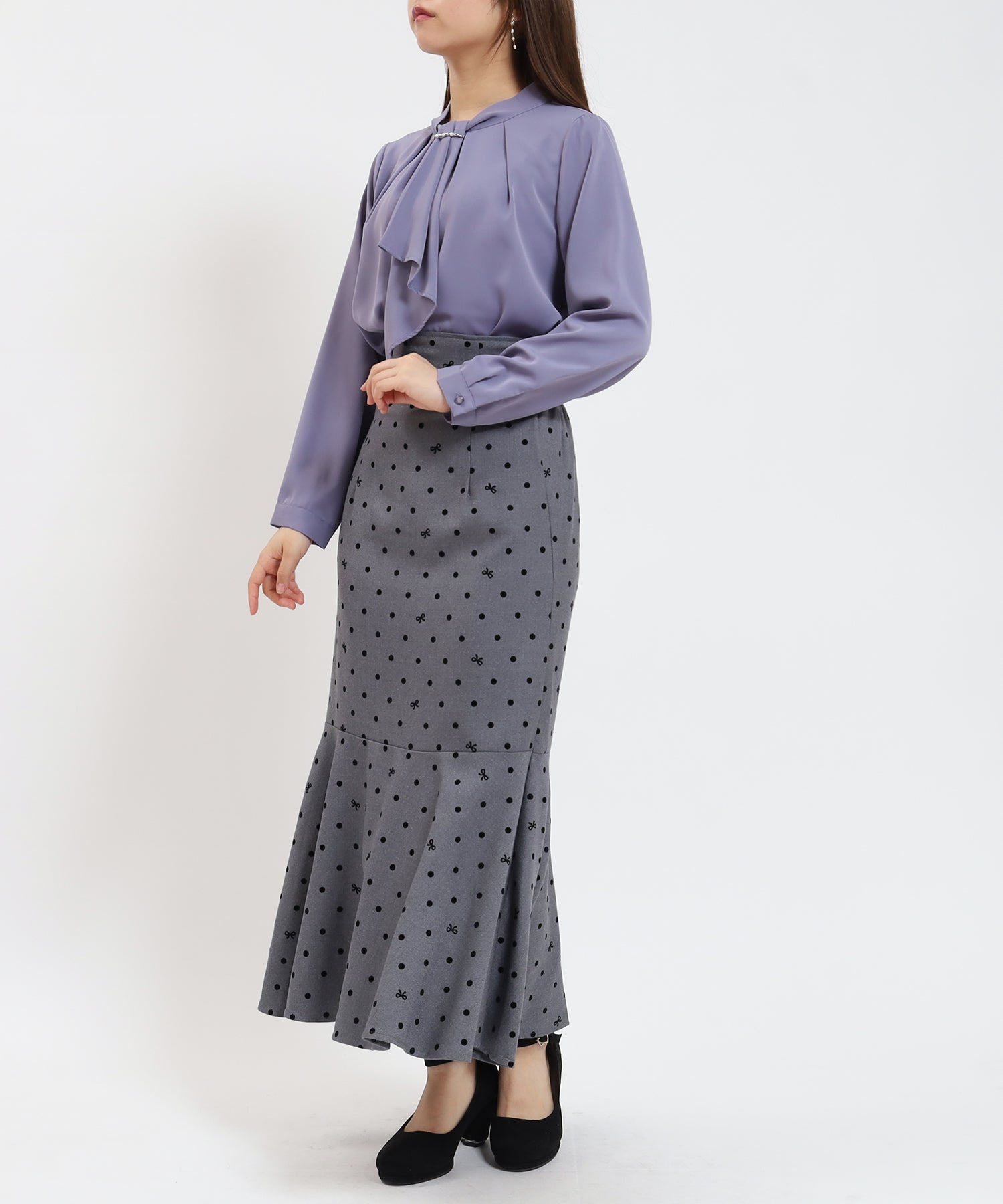 ラベンダー model:155 着用サイズ:M