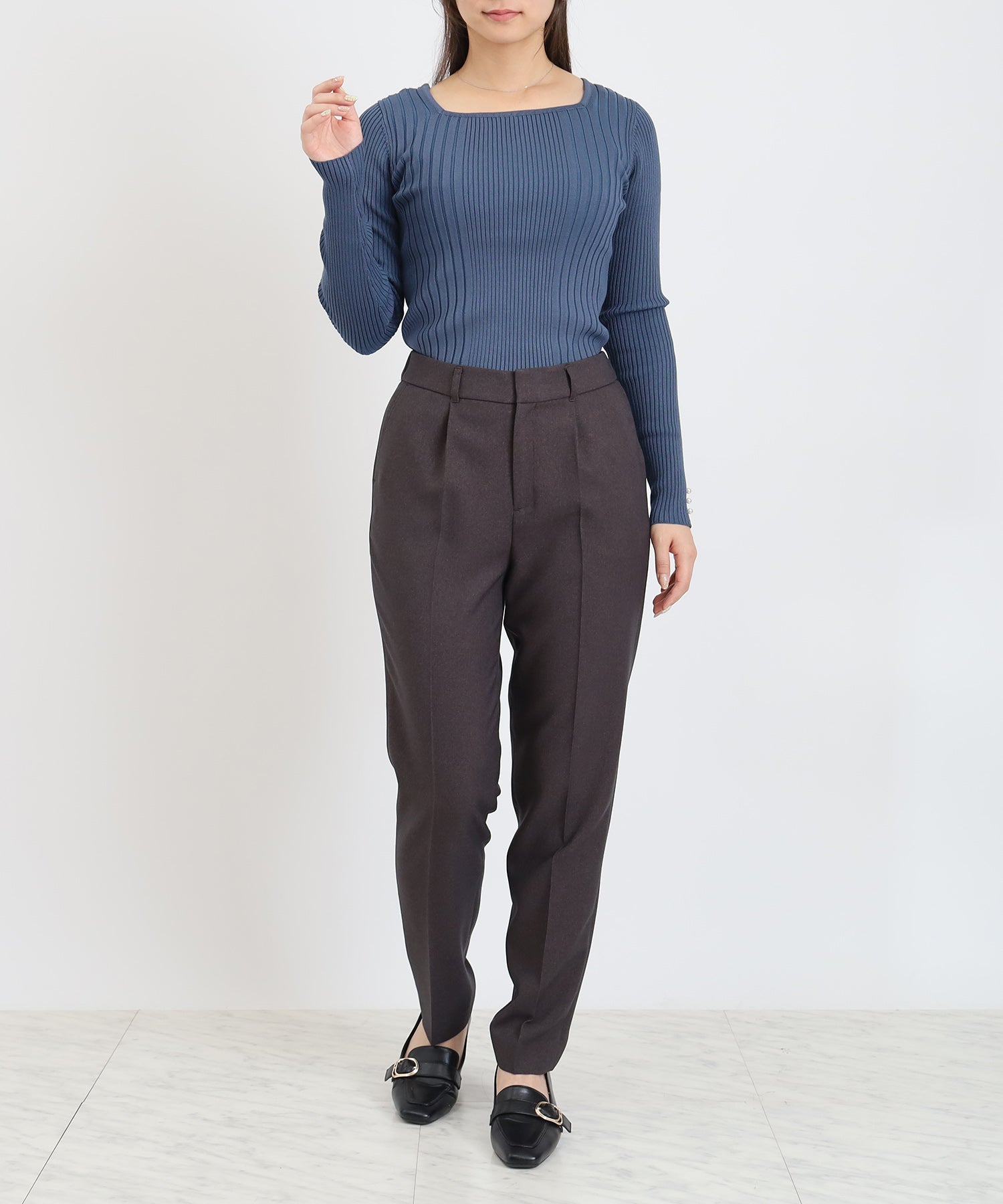 ブラウン model:160 着用サイズ:M