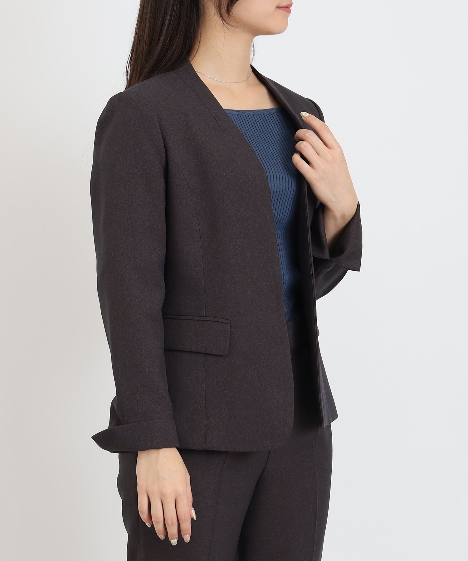 ブラウン model:160 着用サイズ:M