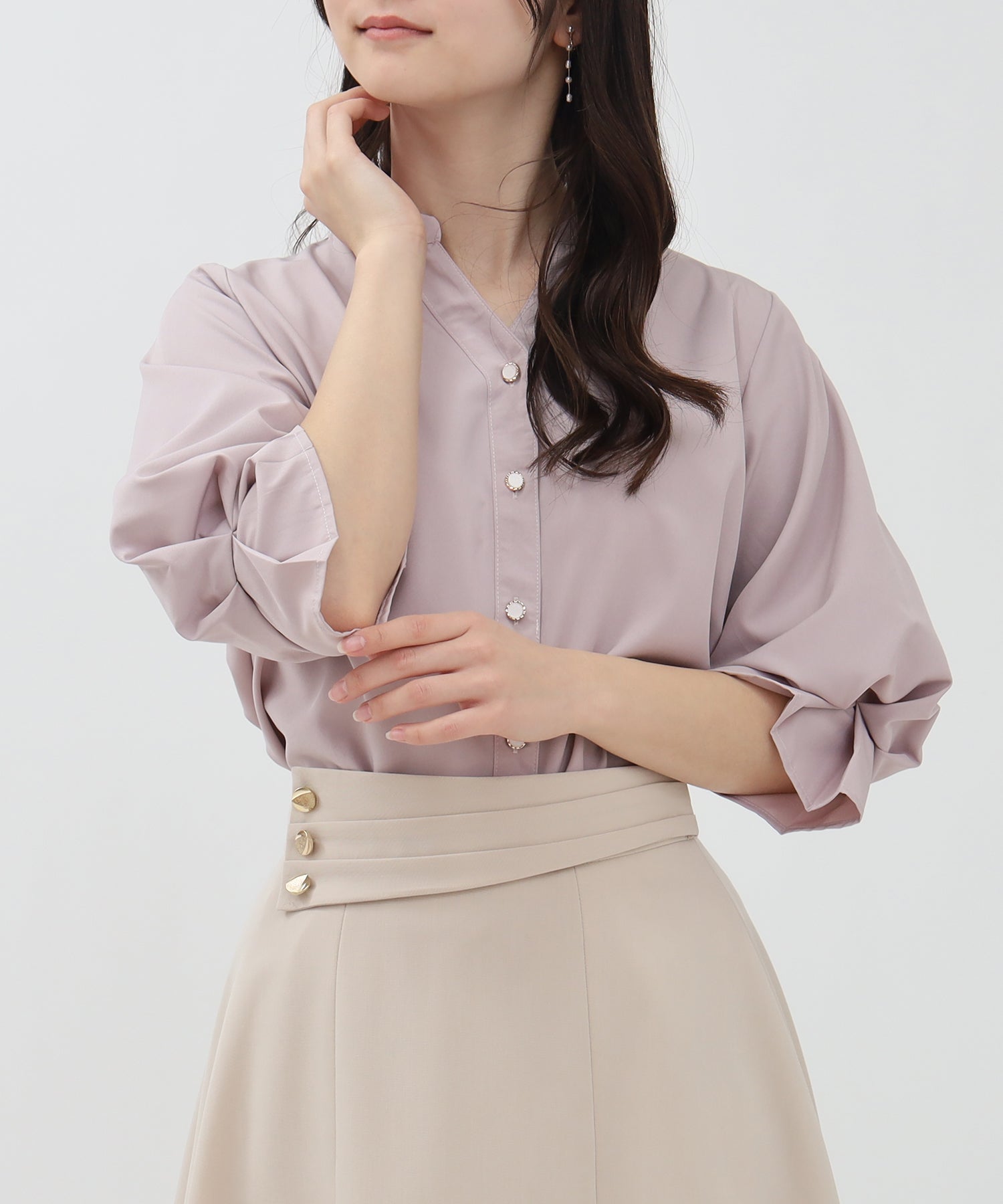 ピンク model:160 着用サイズ:M