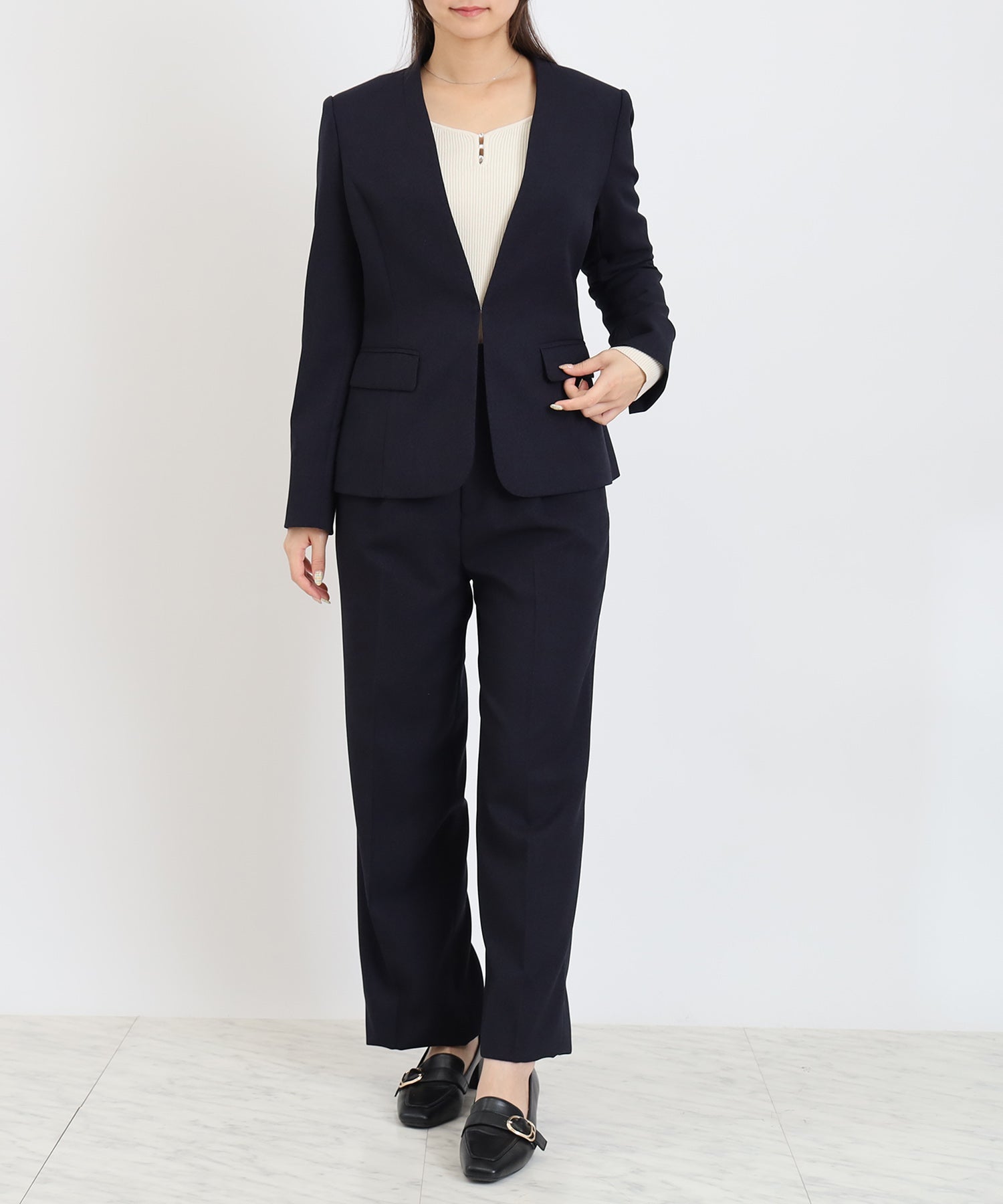 ネイビー model:160 着用サイズ:M