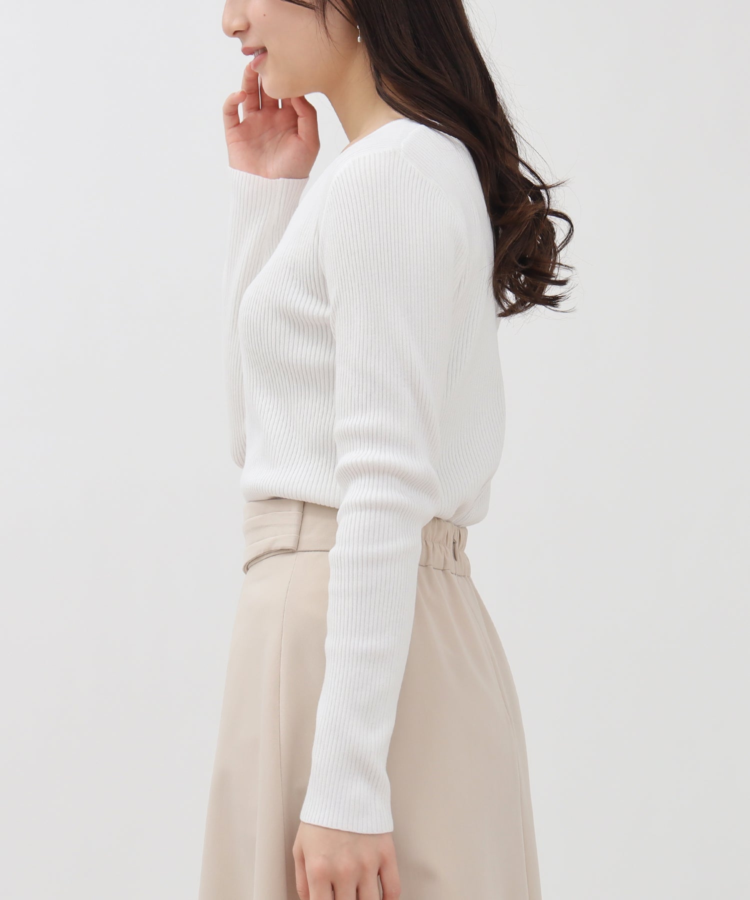 ホワイト model:160cm 着用サイズ:M