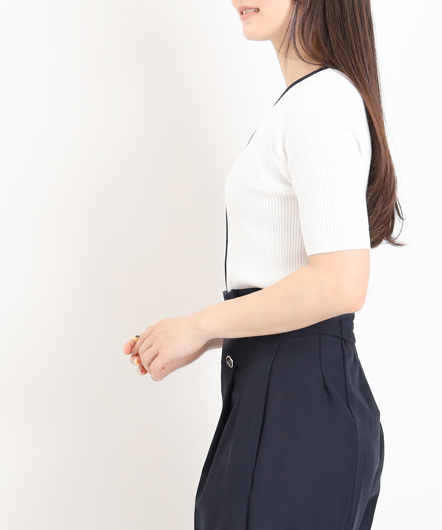 ホワイト model:160 着用サイズ:M